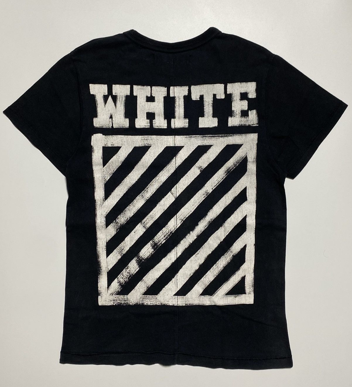 Off-White Off-White Brushed Diagonal T-Shirt Size US S / EU 44-46 / 1 - 1 Thumbnail