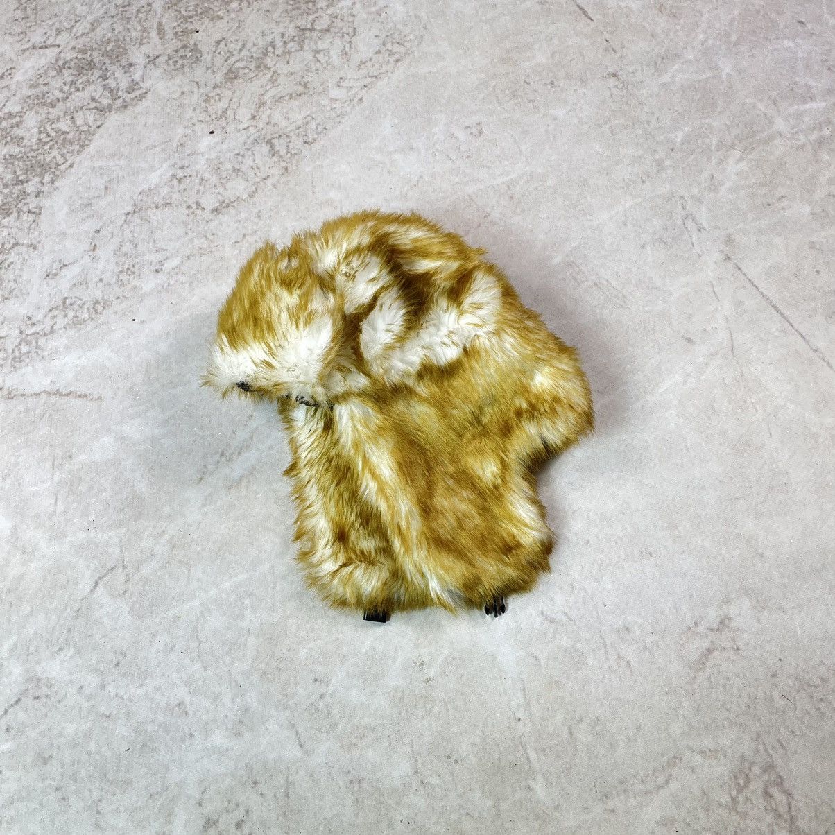 If Six Was Nine Y2K Fur Faux Fuzzy Trapper Mohair Orange Ushanka Hat Size ONE SIZE - 2 Thumbnail