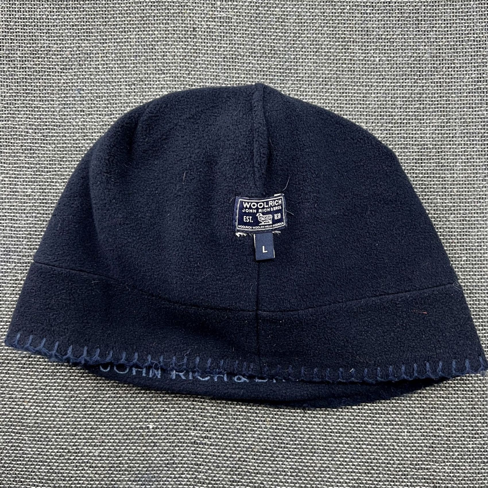 Vintage VINTAGE Woolrich Beanie Hat L Blue Thermal Insulated Fleece Woolrich Shirt? Size US L / EU 52-54 / 3 - 4 Thumbnail