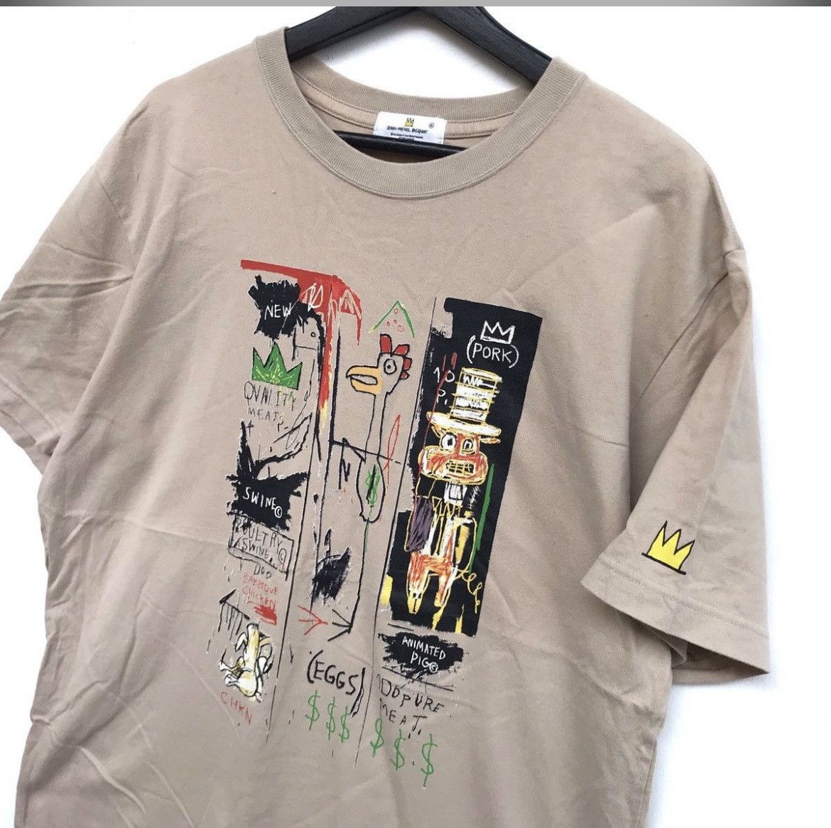 Jean-Michel Basquiat × Uniqlo Rare Jean Michel Basquiat Uniqlo JMB Pop Art Graphic T-shirt Size US XL / EU 56 / 4 - 2 Thumbnail
