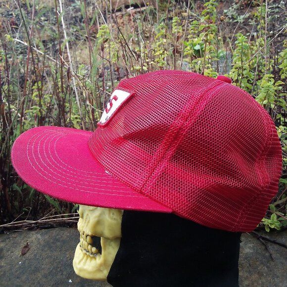 Vintage DS Vintage K Products Feed & Supply Patch Snap Trucker Hat Size ONE SIZE - 2 Thumbnail