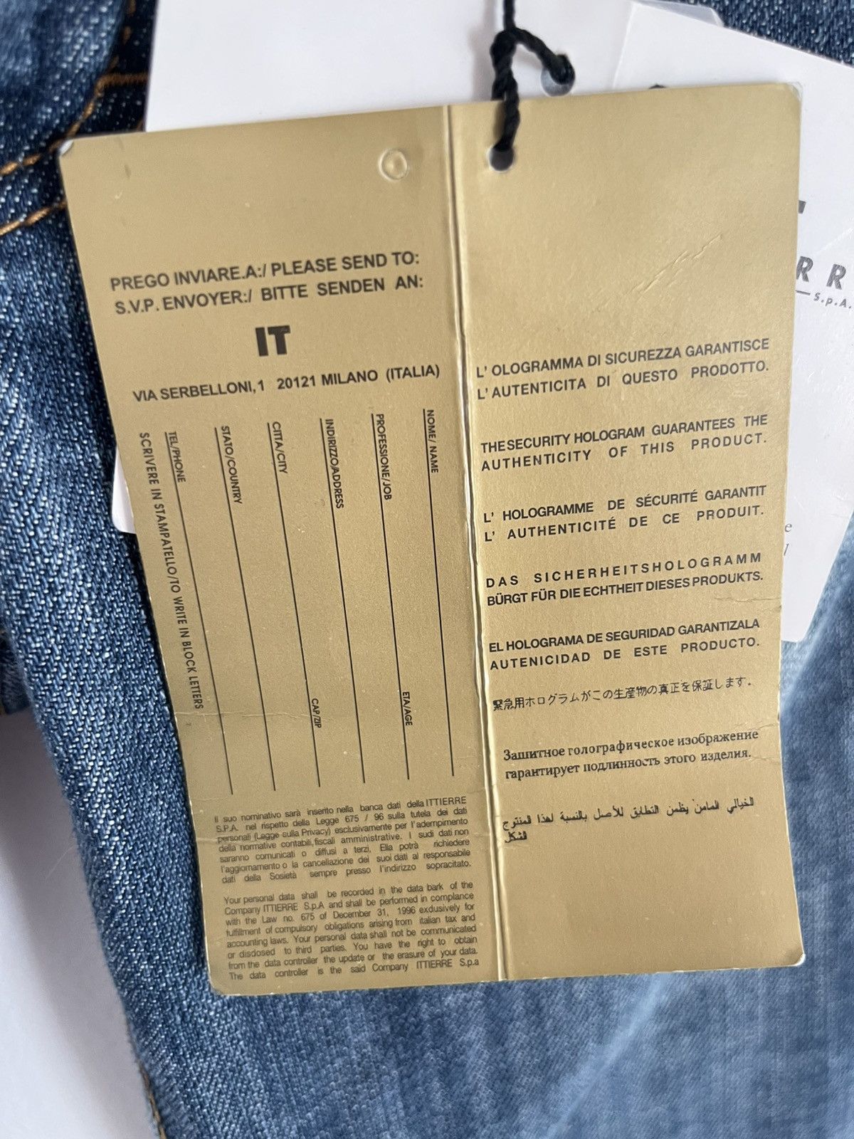 Just Cavalli Vintage Just Cavalli ITTIERRE Low Rise JeansY2K Size 27" / US 4 / IT 40 - 11 Thumbnail