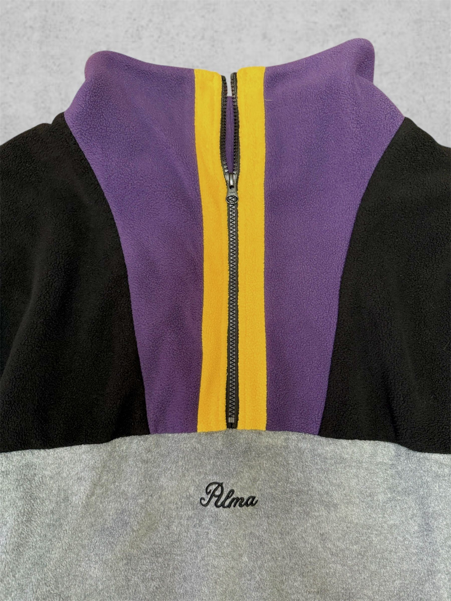 Designer Alma de Ace Fleece Pullover 1/2 Zip Sweatshirt (XL) Size US XL / EU 56 / 4 - 3 Thumbnail
