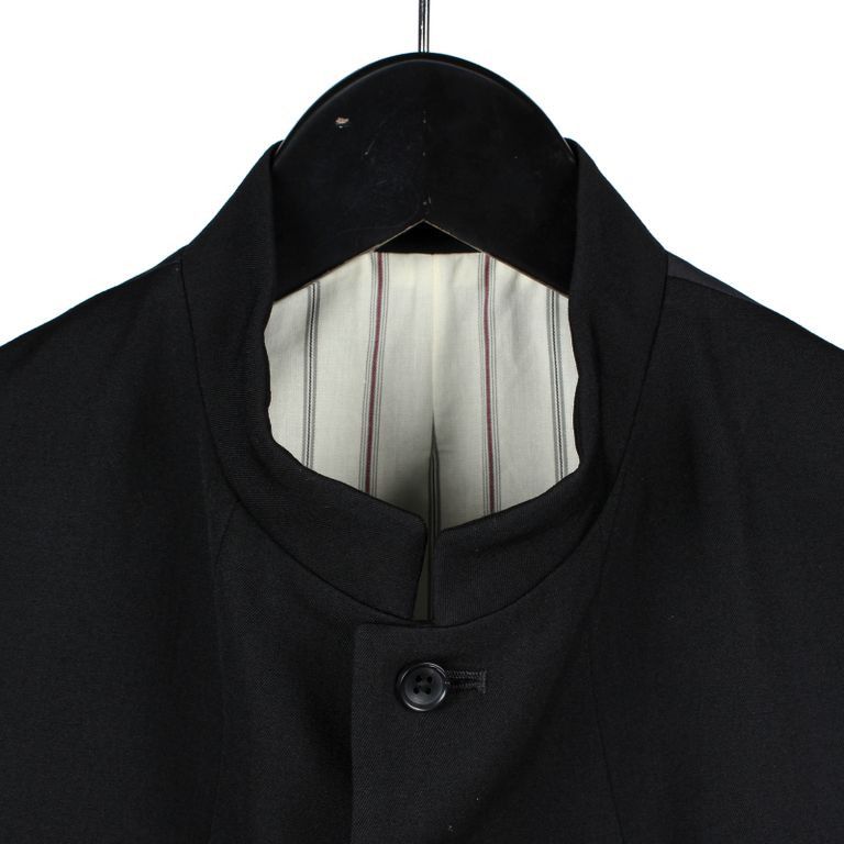 Yohji Yamamoto Yohji Yamamoto Pour Homme W/Gabardine 8BS Stand Collar Vest Size US L / EU 52-54 / 3 - 3 Thumbnail