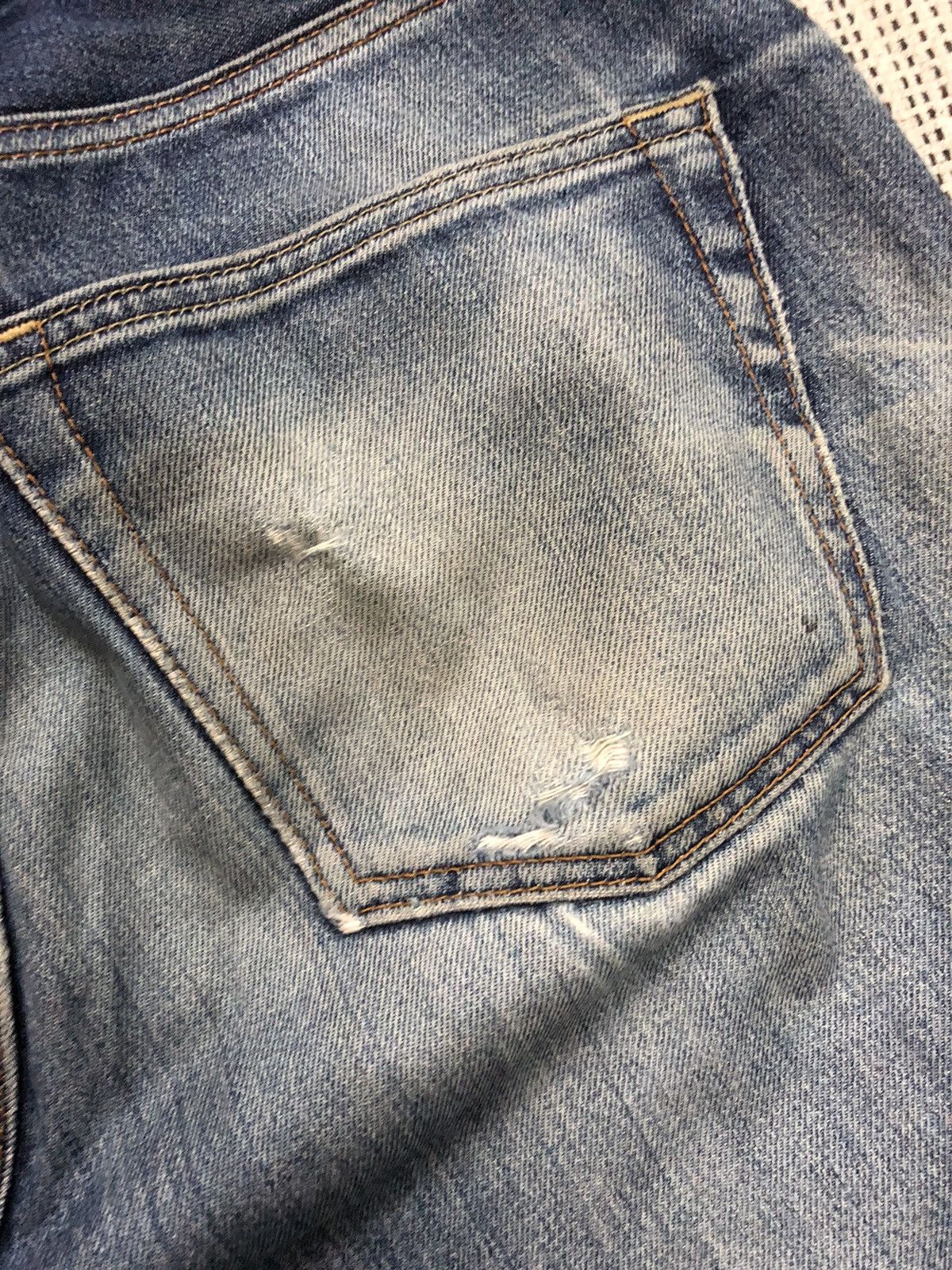 Kaihara Denim × Uniqlo Vintage Distressed Uniqlo Denim kaihara w32 Size US 32 / EU 48 - 11 Thumbnail