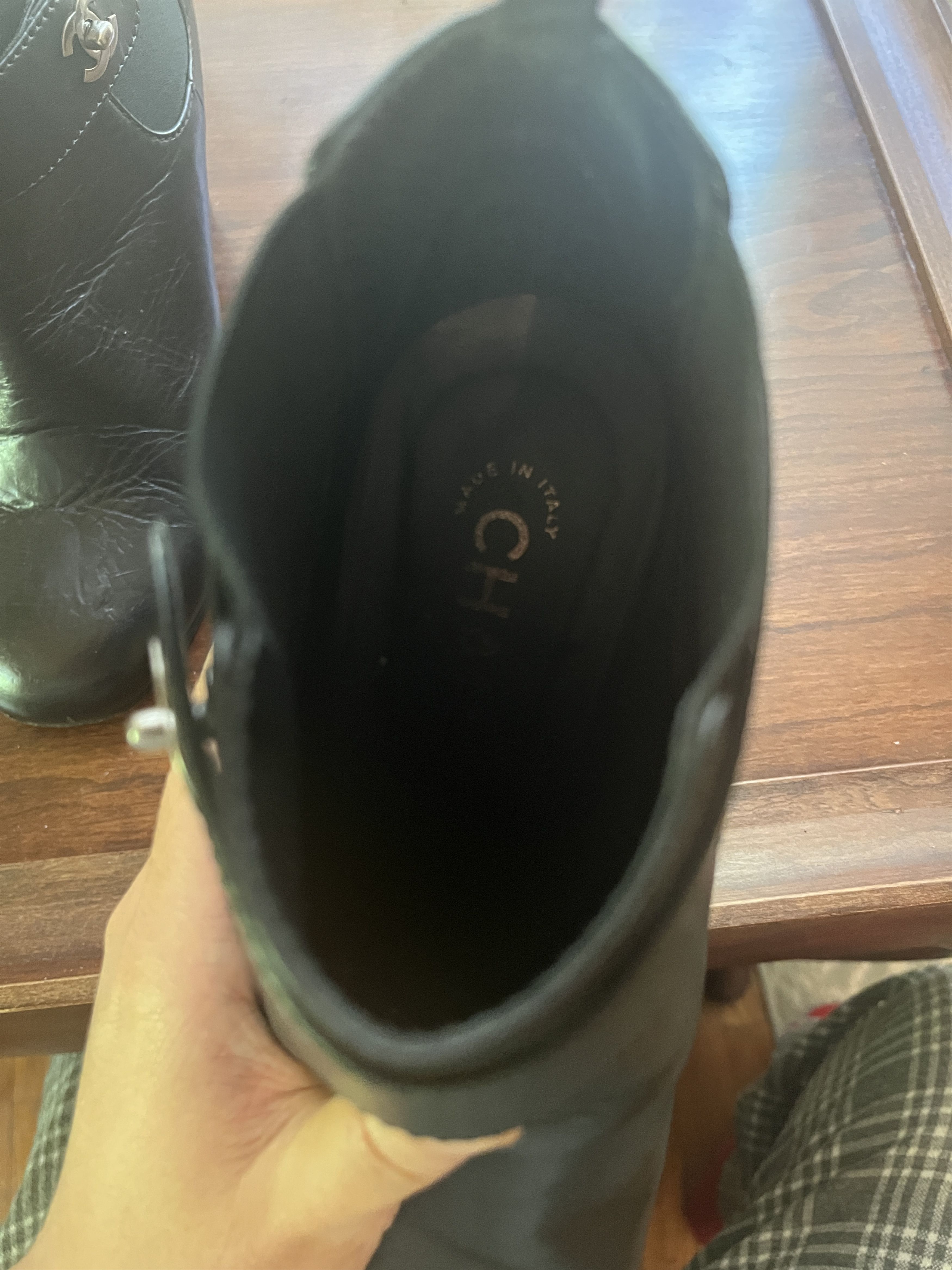 Chanel Chanel black leather boots size 39 US7 Size US 7 / IT 37 - 8 Thumbnail