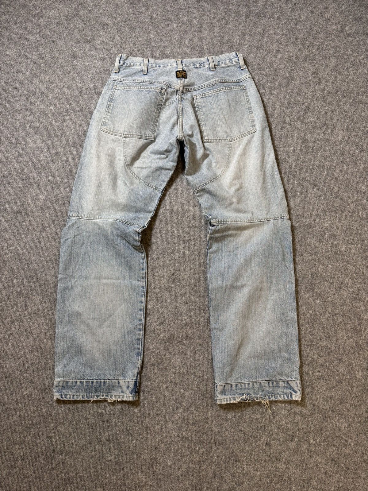 G-Star × Japanese Brand Vintage pants G Star Raw y2k denim washed baggy Japan style Size US 33 - 1 Thumbnail