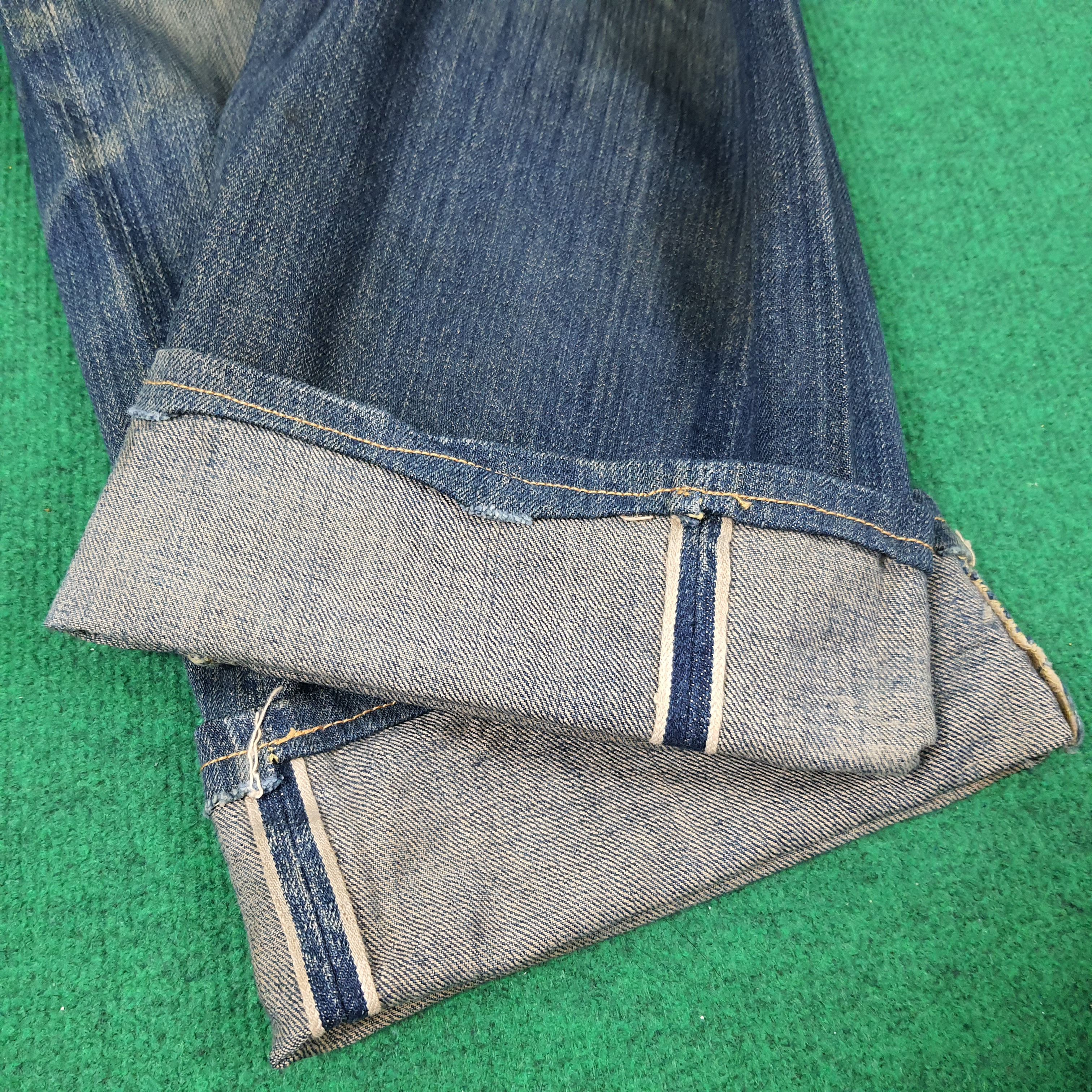 BARNS OUTFITTERS × Japanese Brand × Vintage Vintage Barns Outfitters Selvedge Repaired Jeans Size US 28 / EU 44 - 11 Thumbnail