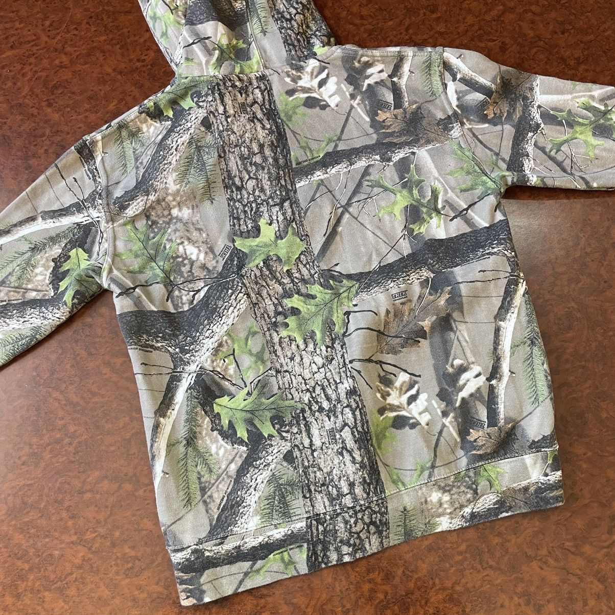 Mossy Oaks × Realtree Camo Realtree Hoodie Woodland Cotton Pullover NWT Size US S / EU 44-46 / 1 - 2 Thumbnail