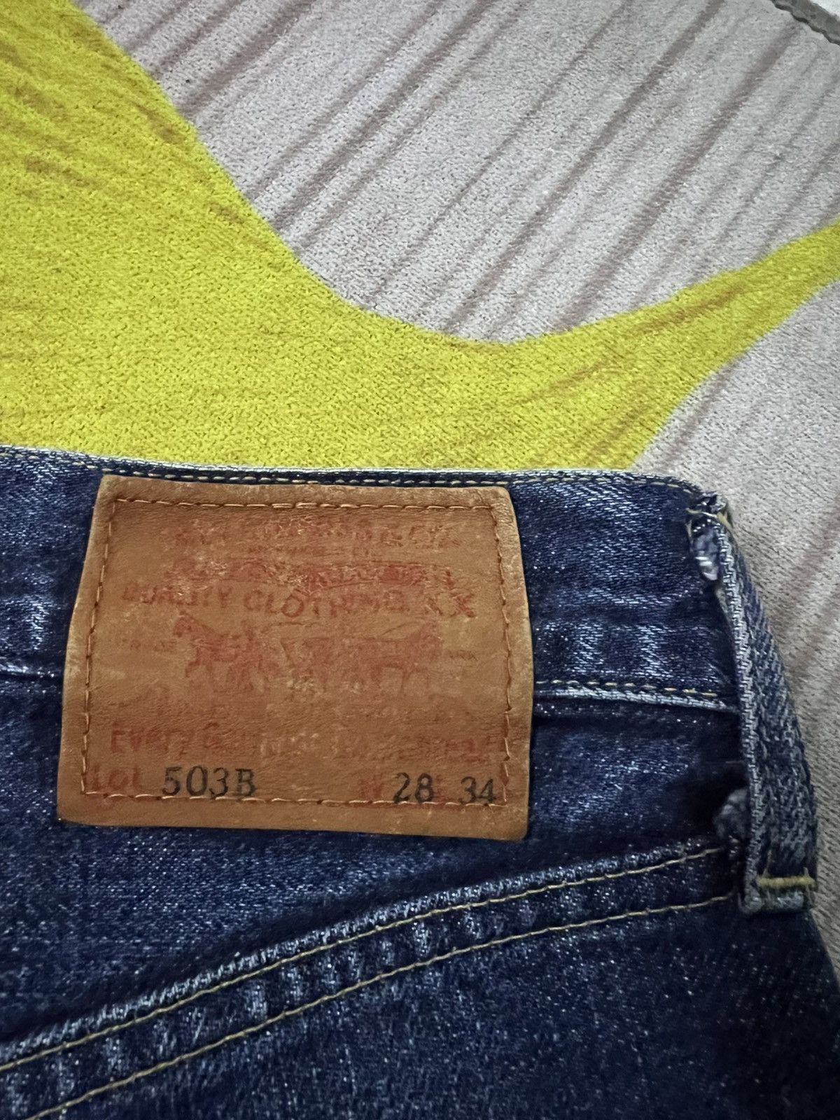Levi's Vintage Levi’s 503B Big E Selvedge Mud Wash Jean Japan Size US 28 / EU 44 - 20 Thumbnail