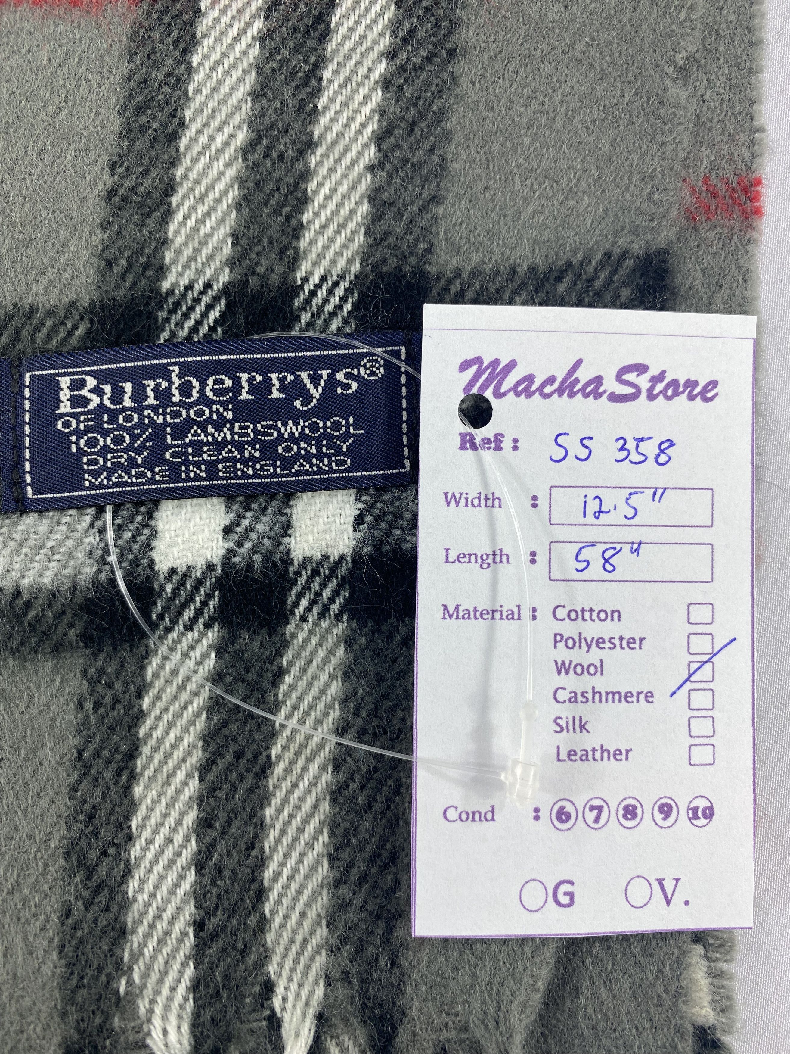 Burberry Burberry Lambswool Scarf / Muffler / Neckwear Size ONE SIZE - 4 Thumbnail