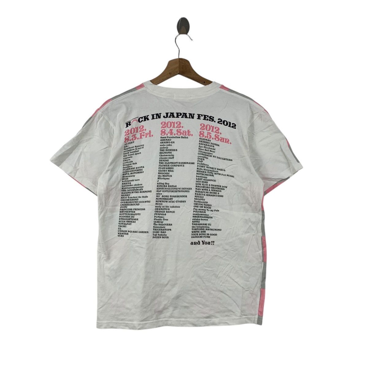Vintage ROCK IN JAPAN FESTIVAL 2012 Rockin On Nova Checks Tee Shirt Size M / US 6-8 / IT 42-44 - 5 Thumbnail