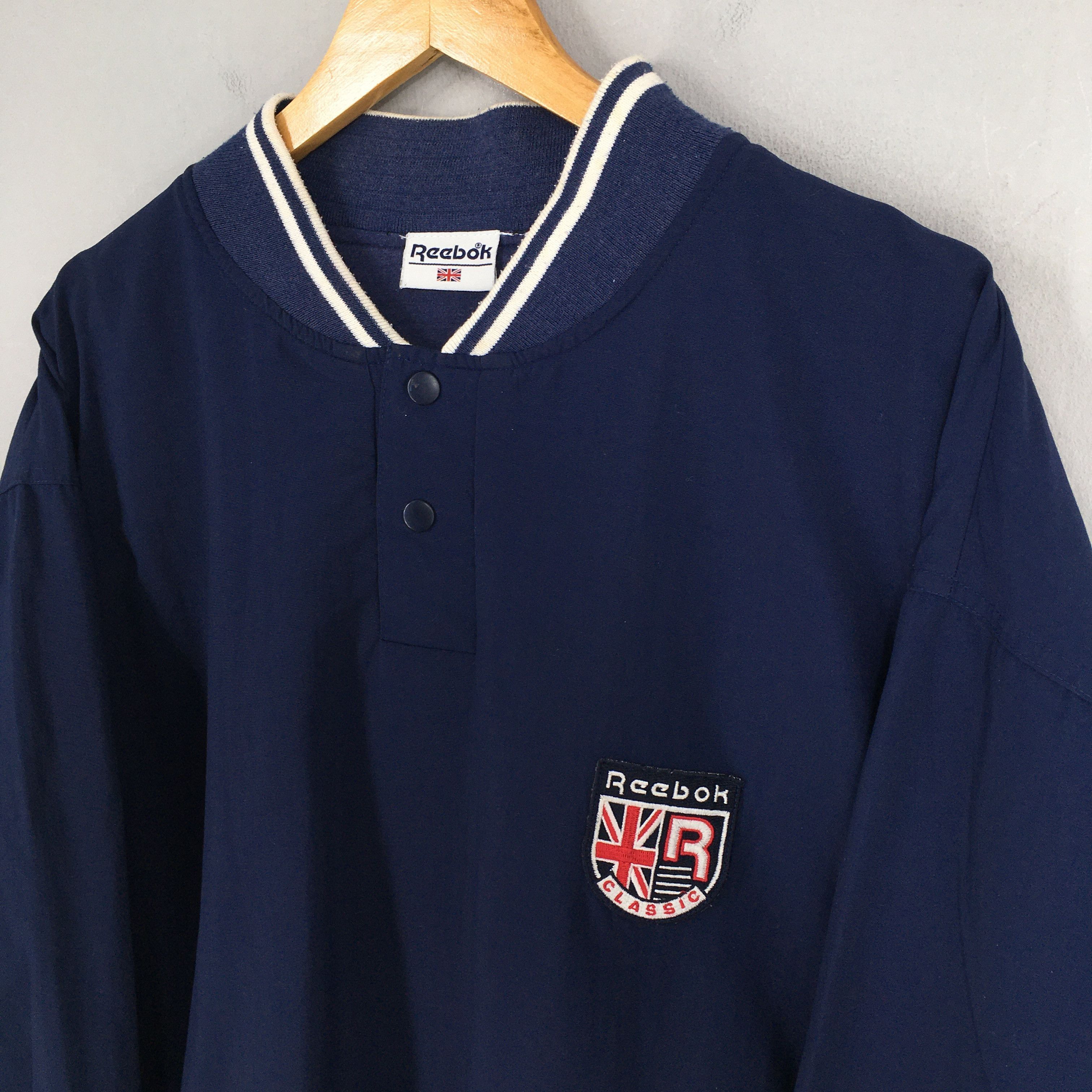 Reebok Vintage Retro Reebok Sports Windbreaker Jacket Large Size US L / EU 52-54 / 3 - 3 Thumbnail