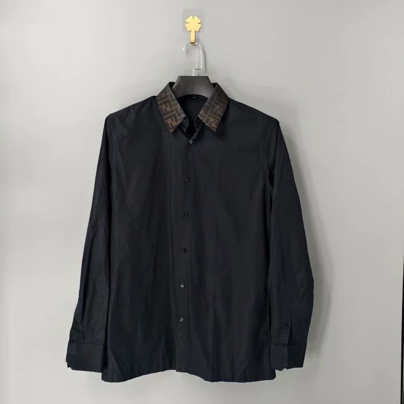 Fendi Fendi Old-fashioned shirt with neckline Size US XXS / EU 40 - 1 Thumbnail