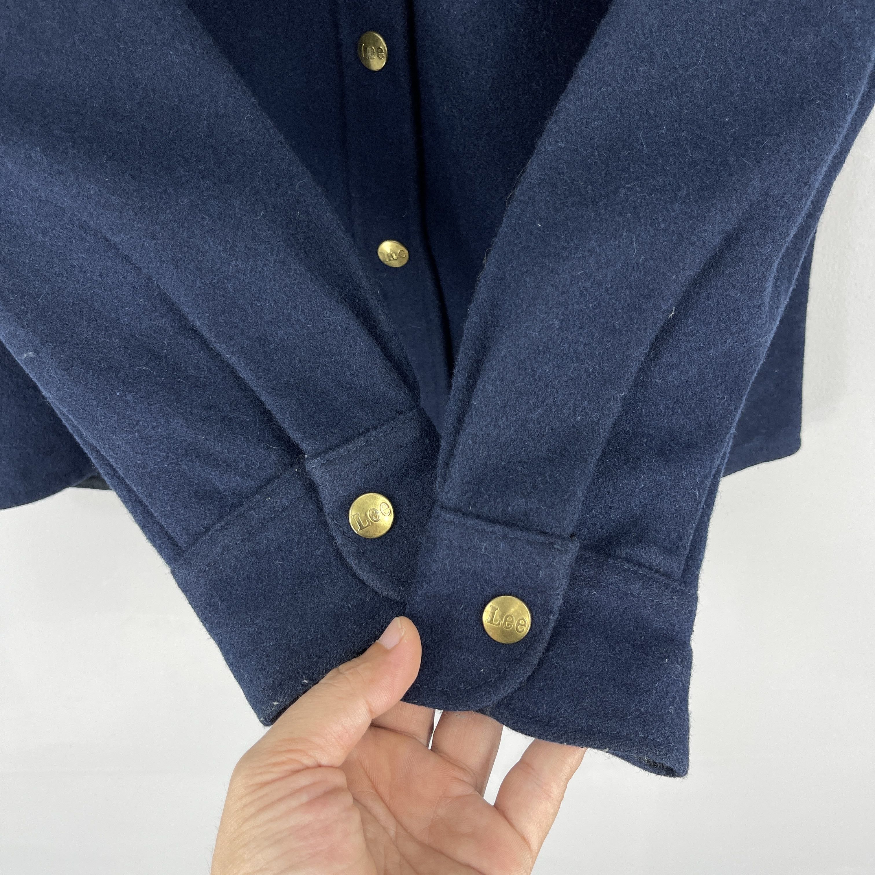 Lee Vintage 90's LEE Winter Cold Weather Wool Button Up Jacket Size M / US 6-8 / IT 42-44 - 7 Thumbnail