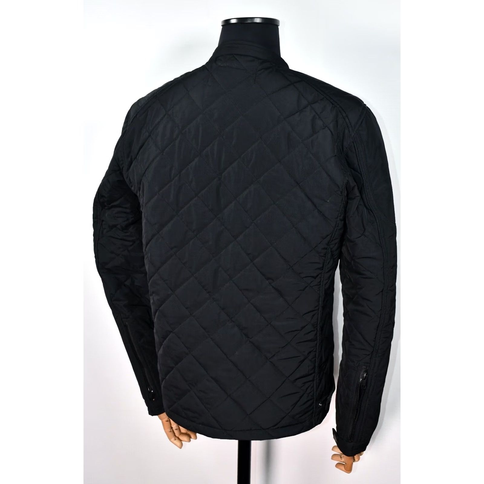 Replay Replay Quilted Biker Jacket Men XL Black Size US XL / EU 56 / 4 - 3 Thumbnail