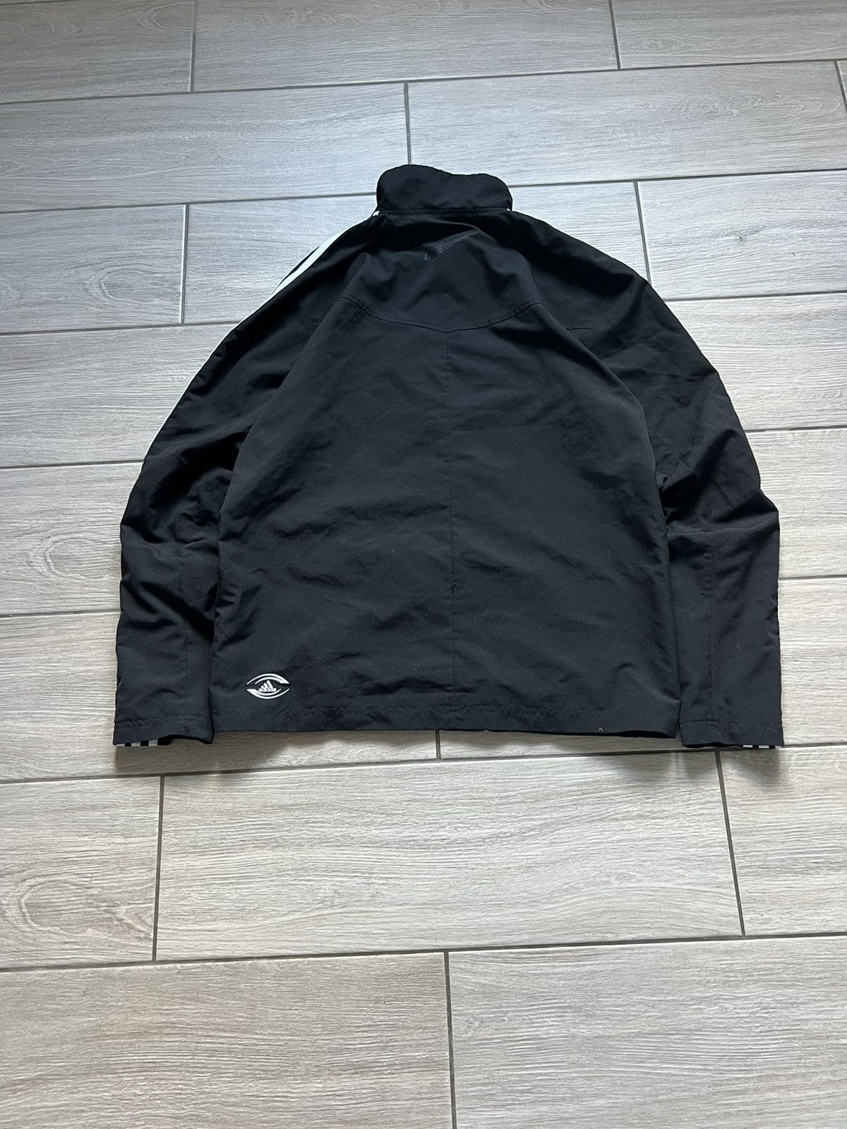Adidas Vintage 00s Adidas All Blacks Zip Fleece Jacket Sweater Size US S / EU 44-46 / 1 - 13 Thumbnail