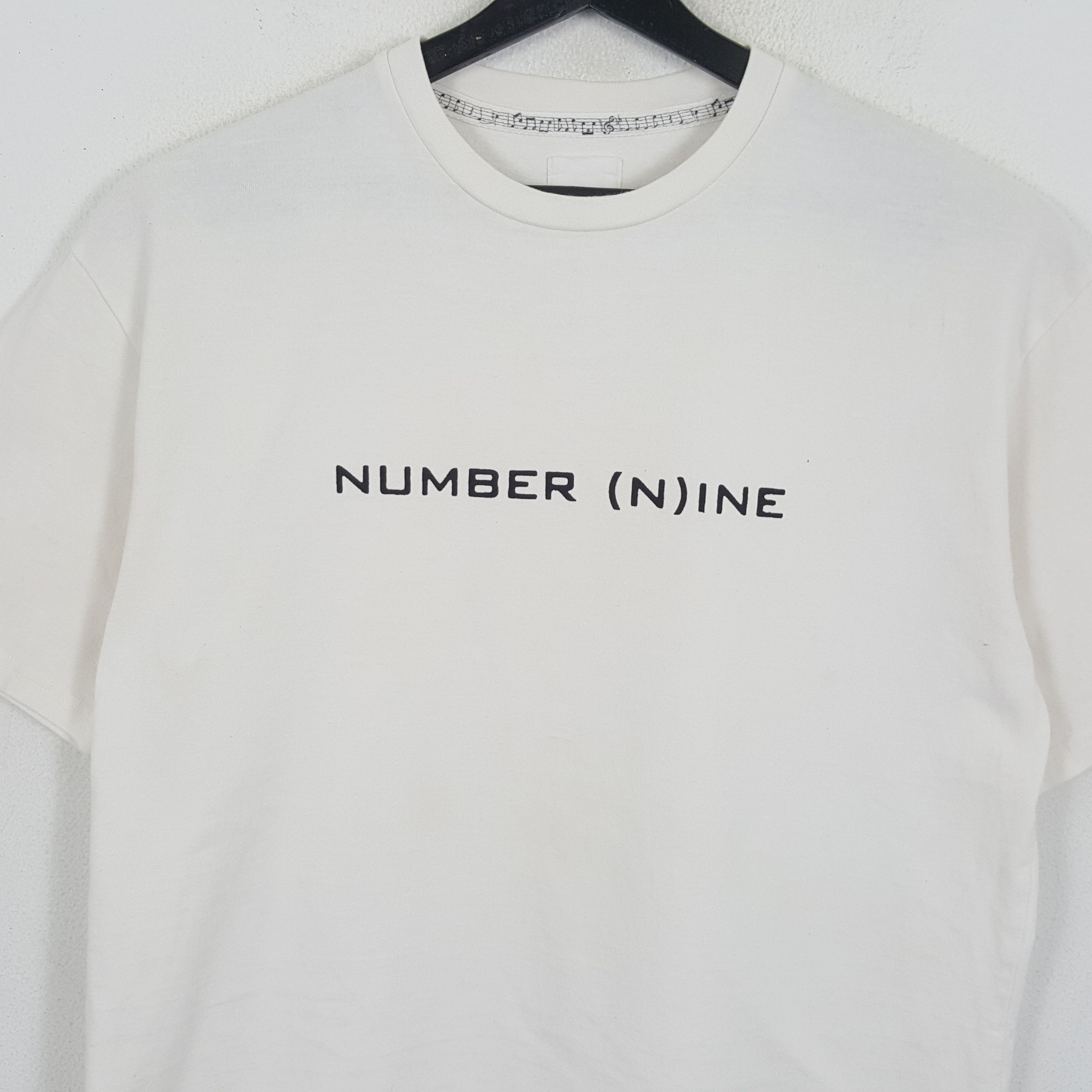 Japanese Brand × Number (N)ine × Vintage NUMBER NINE Japanese Brand Streetwear Custom Tshirt Size US XL / EU 56 / 4 - 2 Thumbnail