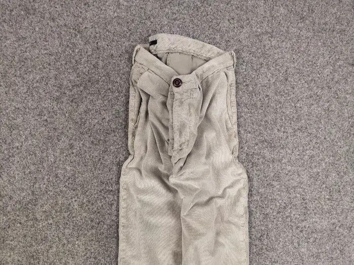 Boggi Boggi Milano Design Classic Corduroy Ankle Trouser Pants Size US 36 / EU 52 - 2 Thumbnail