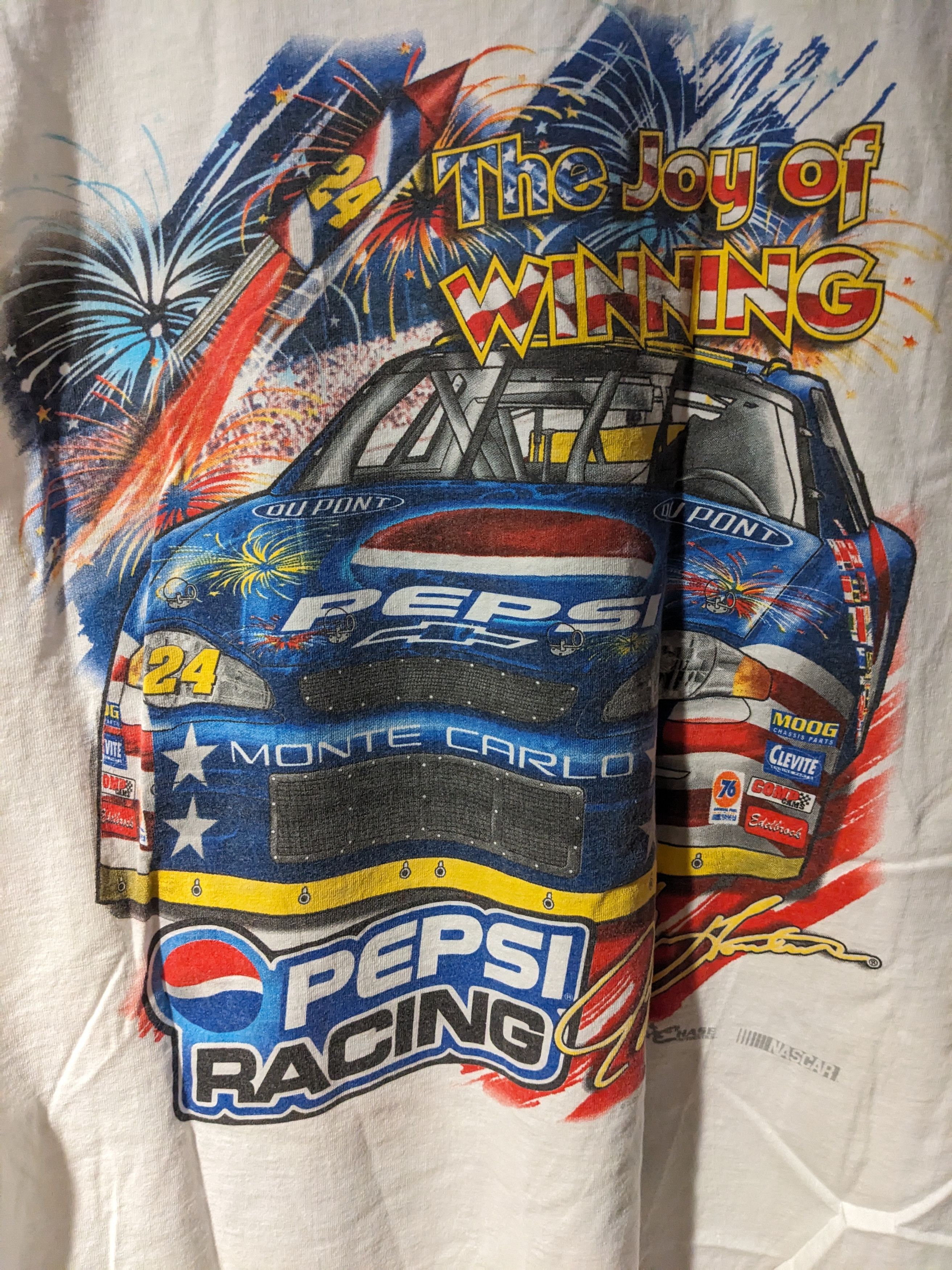 Chase Authentics × NASCAR × Vintage Vintage 2002 Pepsi Racing Nascar Speedway X-Large T-Shirt Size US XL / EU 56 / 4 - 7 Thumbnail