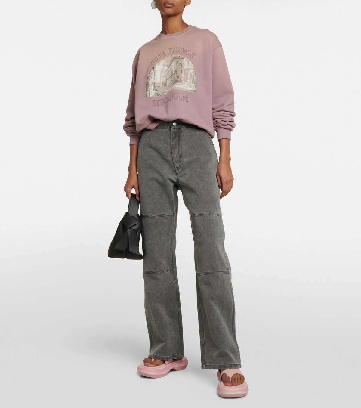 Acne Studios o1y0725 Leather Slippers in Light Pink Size US 10 / IT 40 - 3 Thumbnail