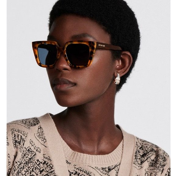 Dior o1w1db11124 Size: OS / Tortoiseshell Square Sunglasses Size ONE SIZE - 4 Thumbnail