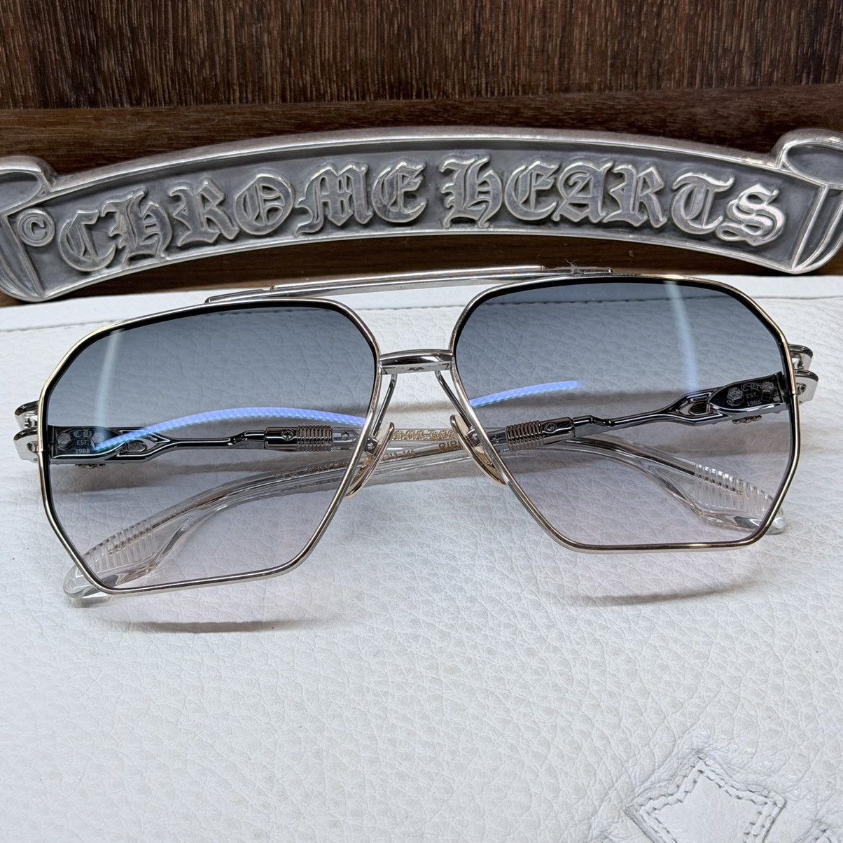 Chrome Hearts 💎JEWEL💎 Chrome Hearts Ripping 1/1 Sunglasses Size ONE SIZE - 2 Thumbnail