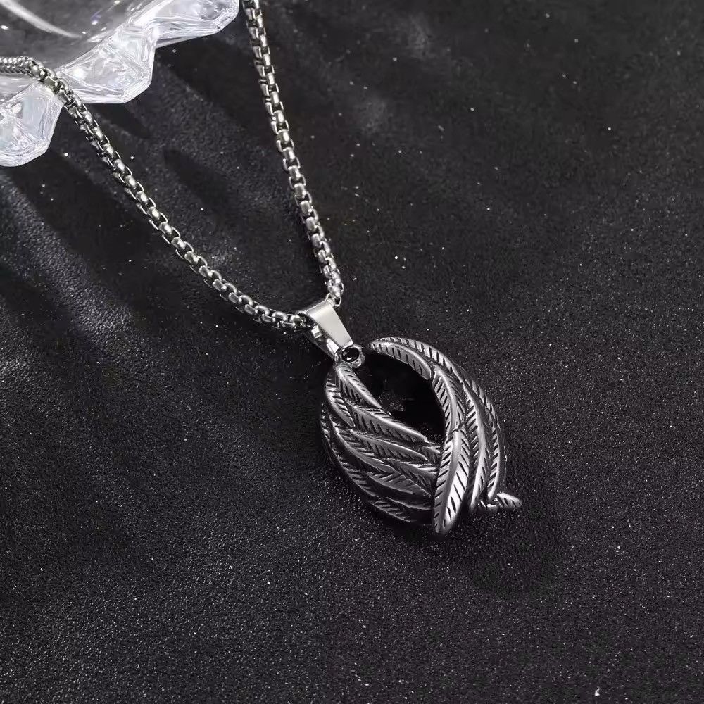 Jewelry Simple Angel Wings Necklace Size ONE SIZE - 3 Thumbnail
