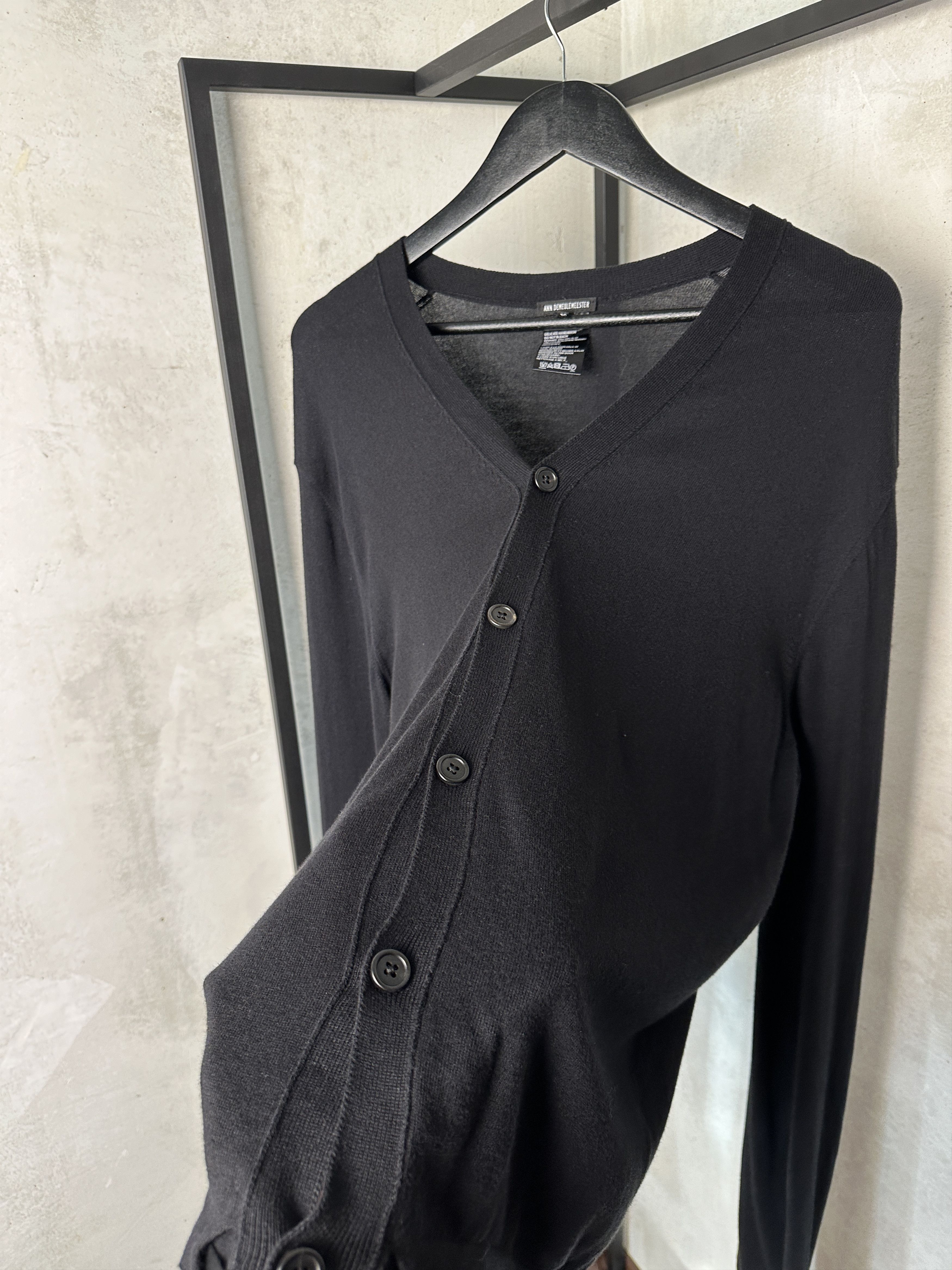 Ann Demeulemeester Ann Demeulemeester Black Cardigan Size XS / US 0-2 / IT 36-38 - 6 Thumbnail