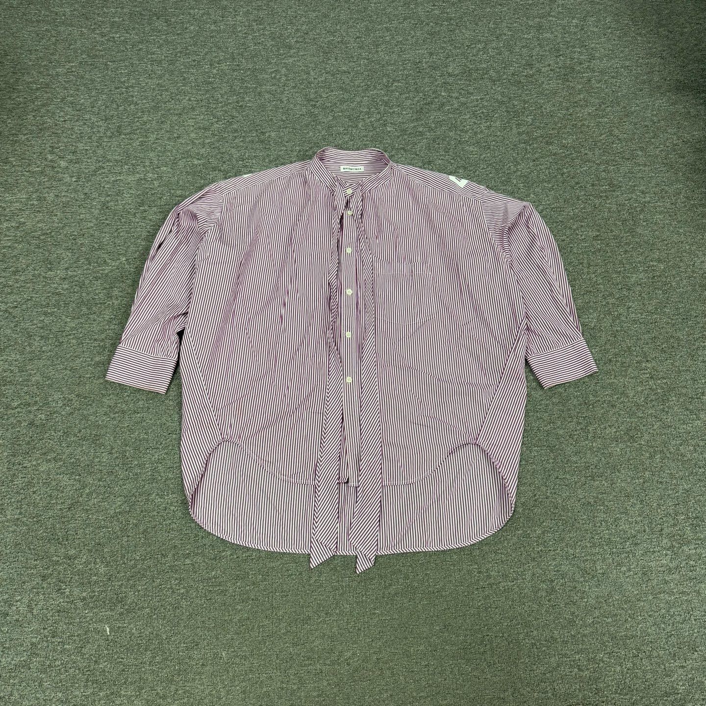Balenciaga balenciaga stripes logo shirt size 38 Size US M / EU 48-50 / 2 - 1 Thumbnail