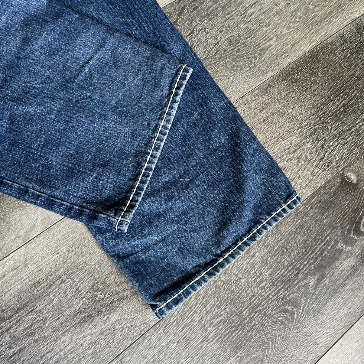 True Religion × Vintage Vintage 2000s True Religion Super T Ricky Denim Jeans 40x33 Size US 40 / EU 56 - 5 Thumbnail