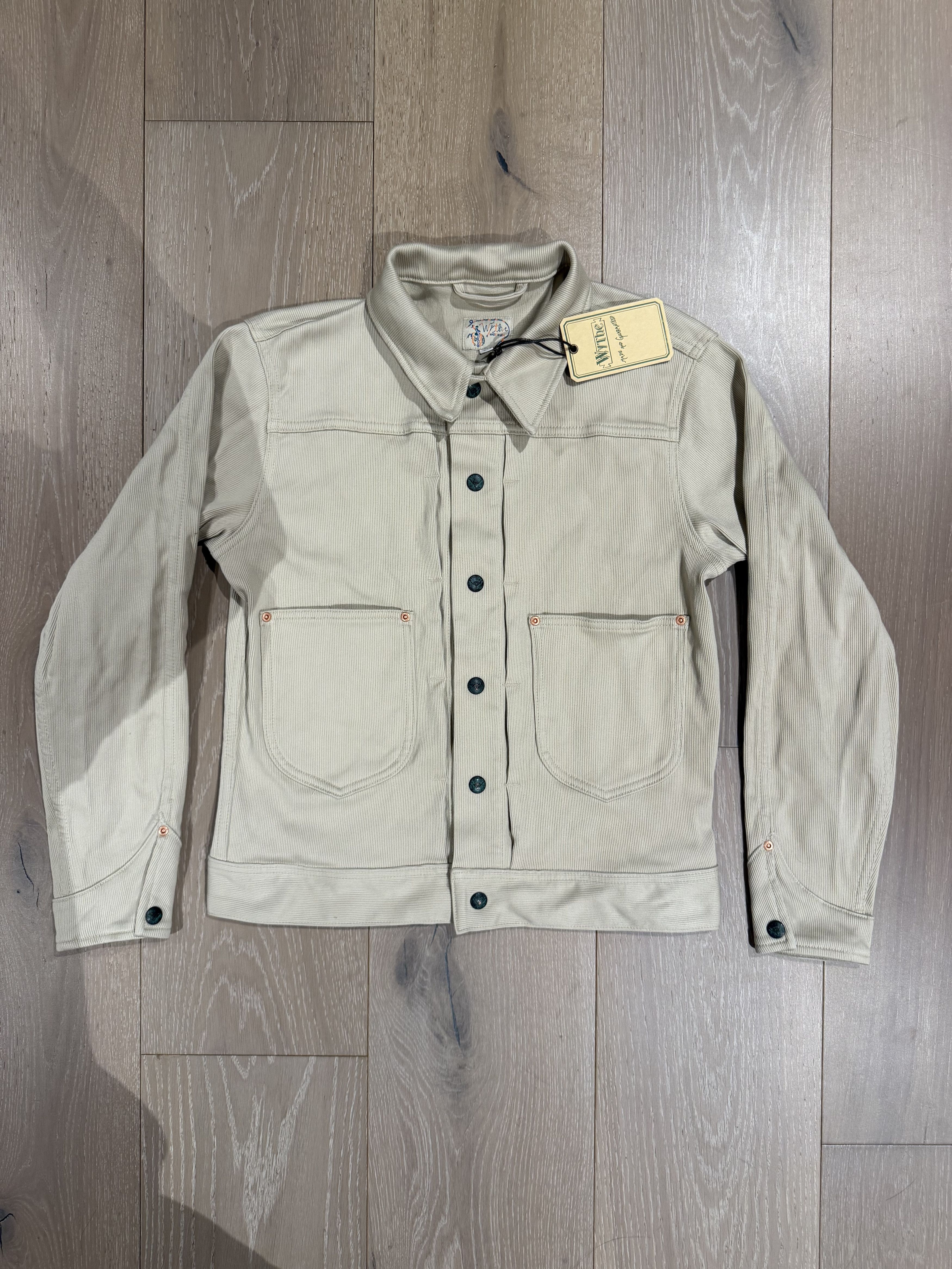 WYTHE 💚 Wythe Bedford Cord Ranch Jacket Off White USA Medium NEW Size US M / EU 48-50 / 2 - 4 Thumbnail