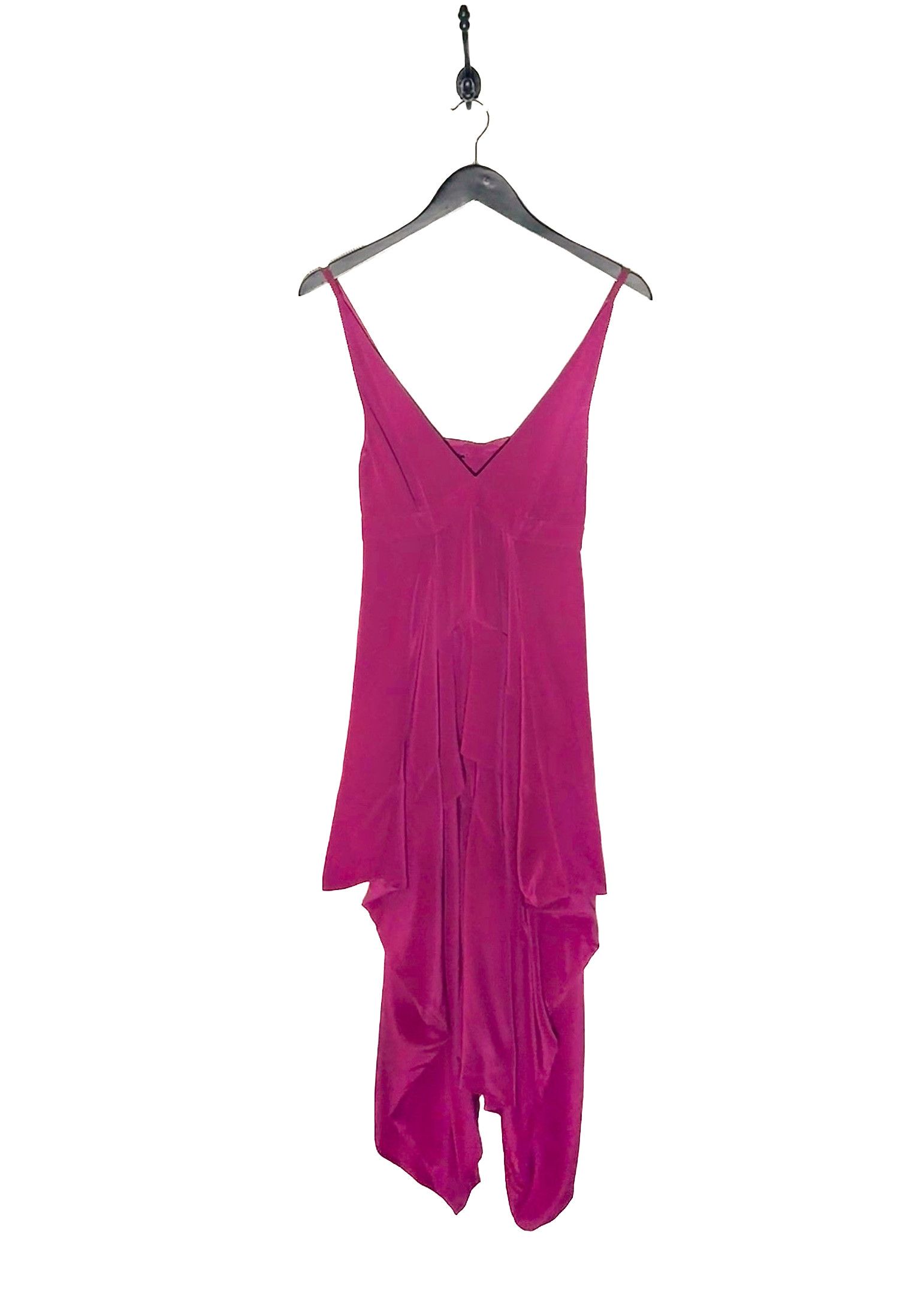 Balenciaga Balenciaga 2007 Magenta Silk Tank Dress Size M / US 6-8 / IT 42-44 - 1 Thumbnail