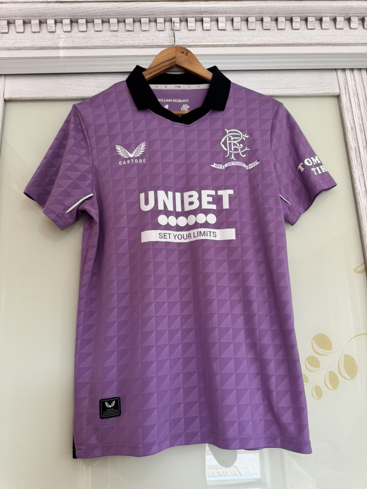 Castore Rangers Glasgow 2021-2022 Third Soccer Jersey Football Kit Size US S / EU 44-46 / 1 - 6 Thumbnail