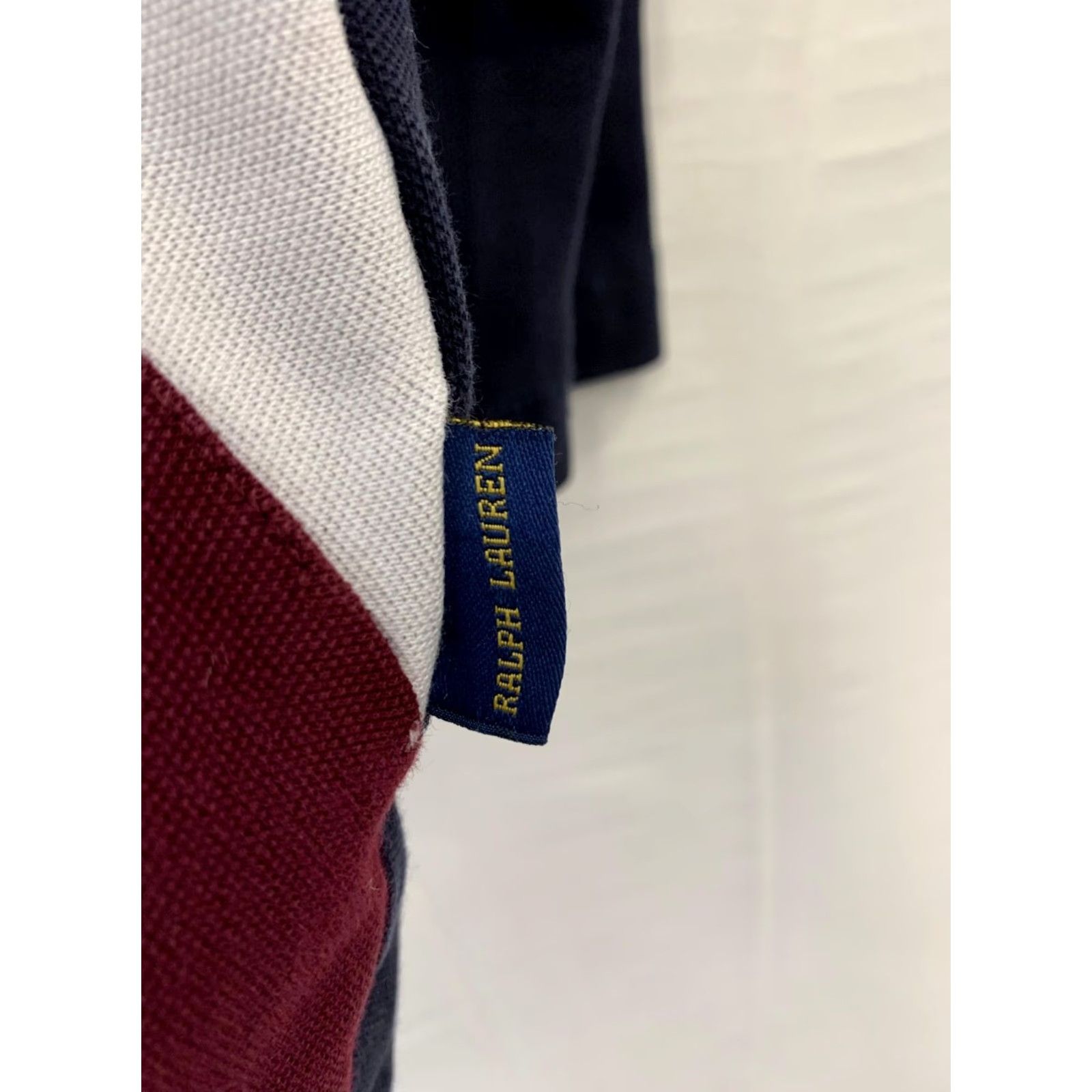 Ralph Lauren Polo Ralph Lauren Long Sleeve Polo Shirt Men's L Navy Blue Sash Crest VI 6 #223 Size US L / EU 52-54 / 3 - 5 Thumbnail