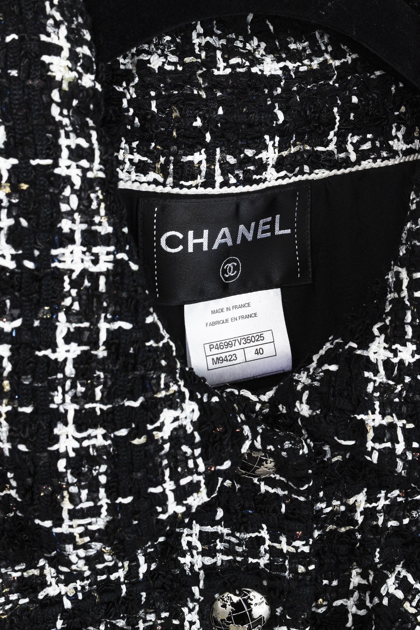 Chanel Chanel Bouclè Fantasy Tweed Planisphere Short Jacket Size M / US 6-8 / IT 42-44 - 4 Thumbnail