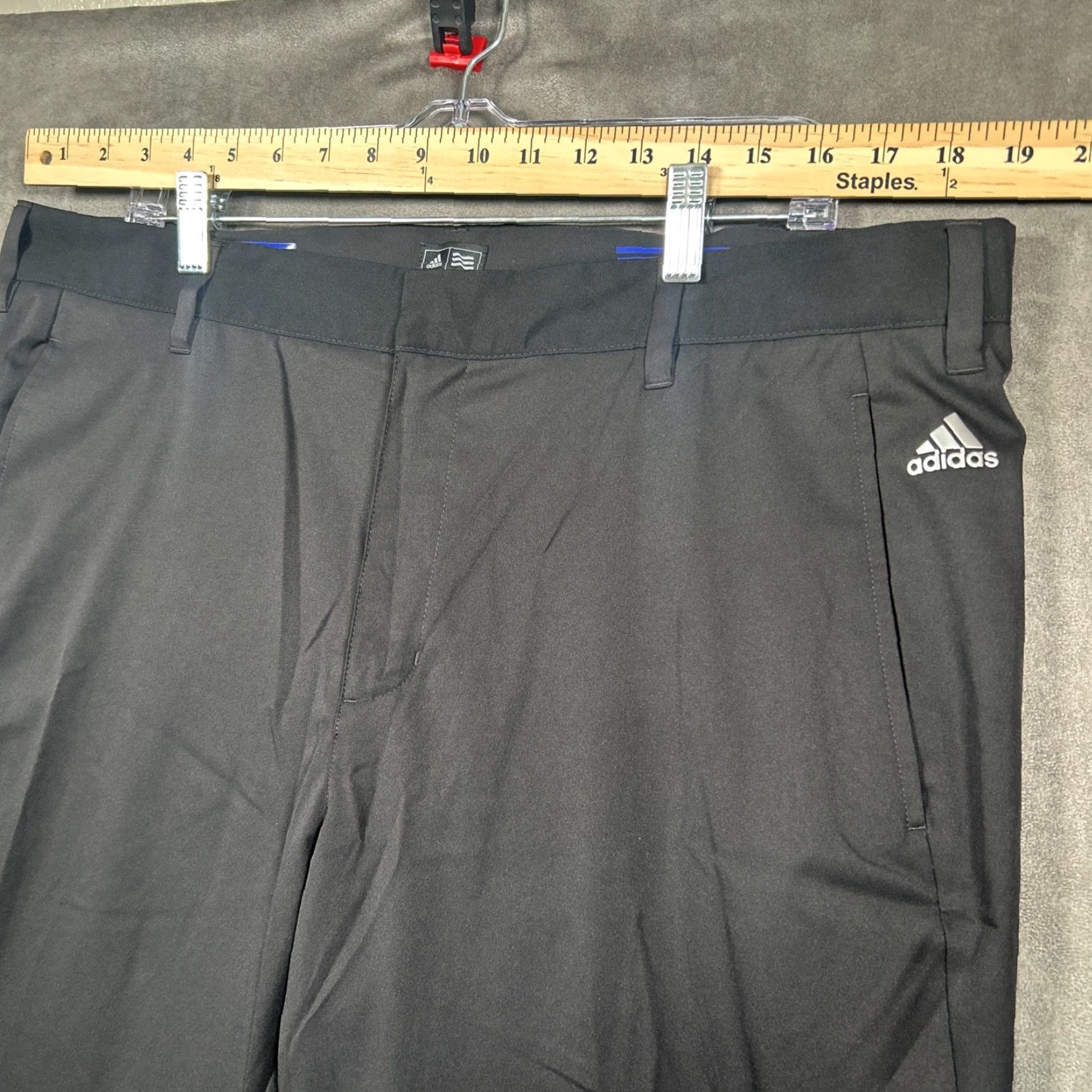 Adidas Adidas Golf Pants Black Performance Slash Pocket Mens 38x30 Chino AE7006 Size US 38 / EU 54 - 3 Thumbnail