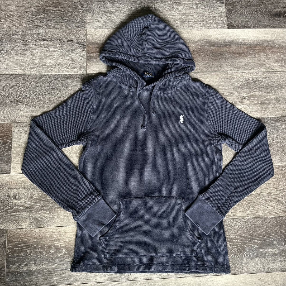Polo Ralph Lauren Vintage Polo Ralph Lauren Basic Logo Thermal Waffle Hoodie Size US M / EU 48-50 / 2 - 1 Thumbnail