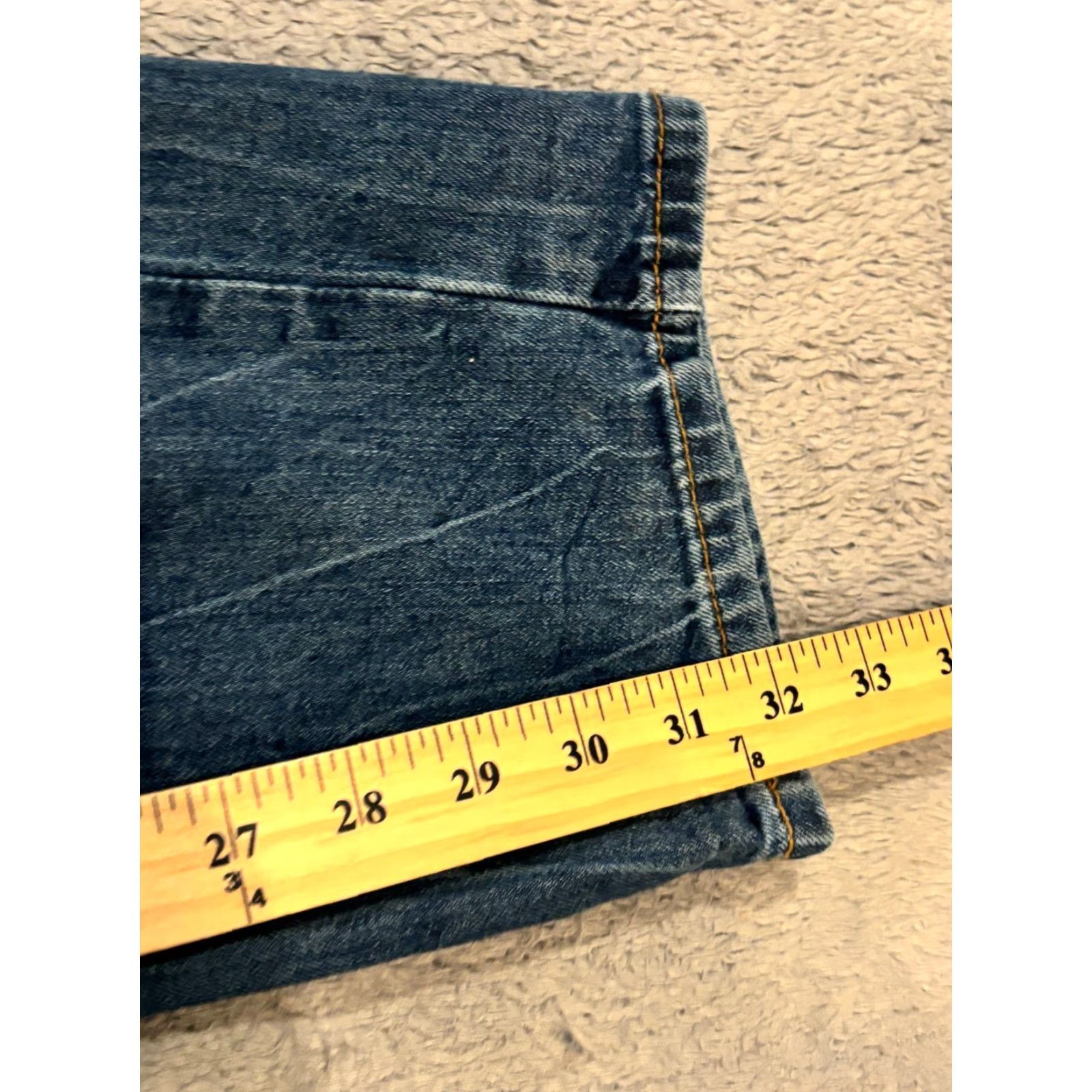 Levi's VINTAGE Levi's 541 Jeans Mens 34x34 (35x32) Medium Blue Athletic Taper Relaxed Straight Size US 34 / EU 50 - 4 Thumbnail