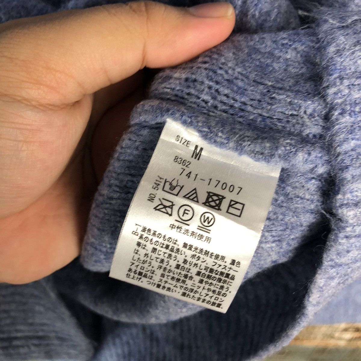 Homespun Knitwear × Japanese Brand Dreskip Blue Knitwear #A1337 Size S / US 4 / IT 40 - 11 Thumbnail
