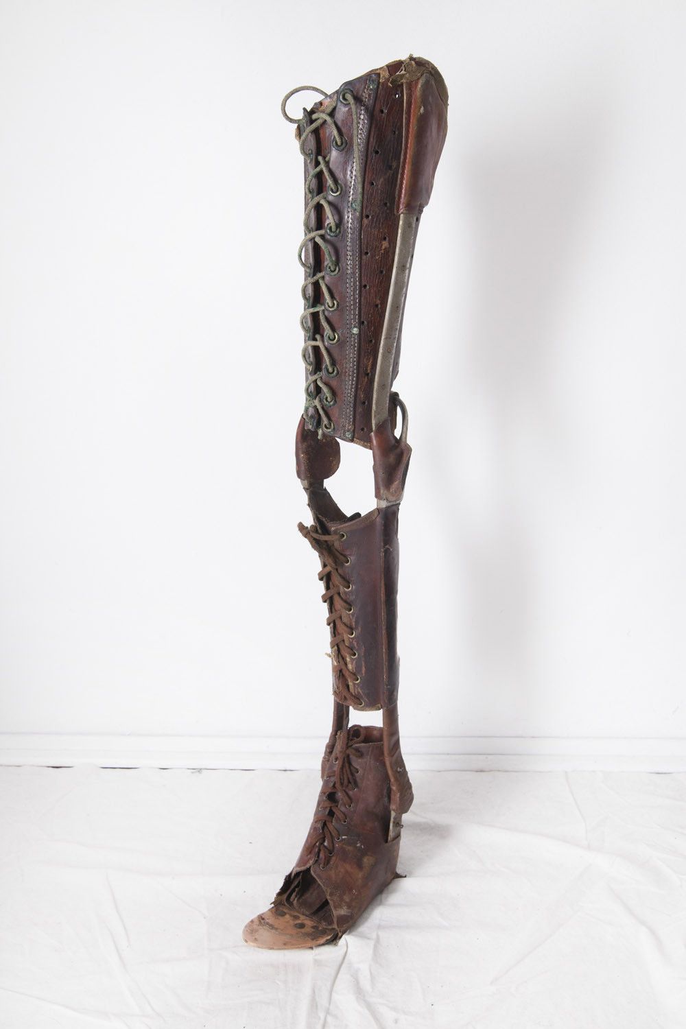 Vintage Antique early XXth leg brace Size US 30 / EU 46 - 4 Thumbnail