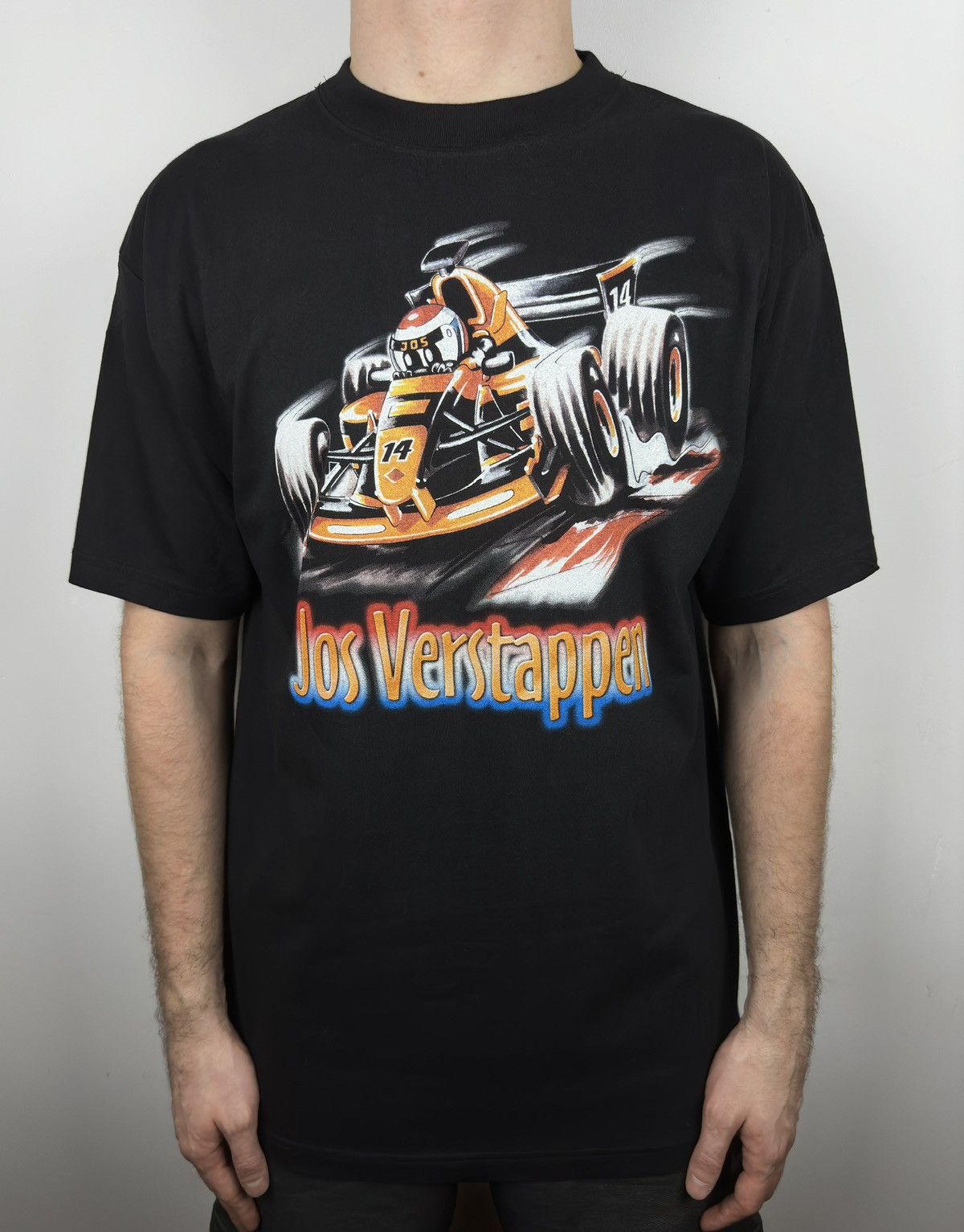 Formula 1 Vintage Formula One Racer Jos Verstappen Graphic T Shirt Tee Size US XL / EU 56 / 4 - 3 Thumbnail