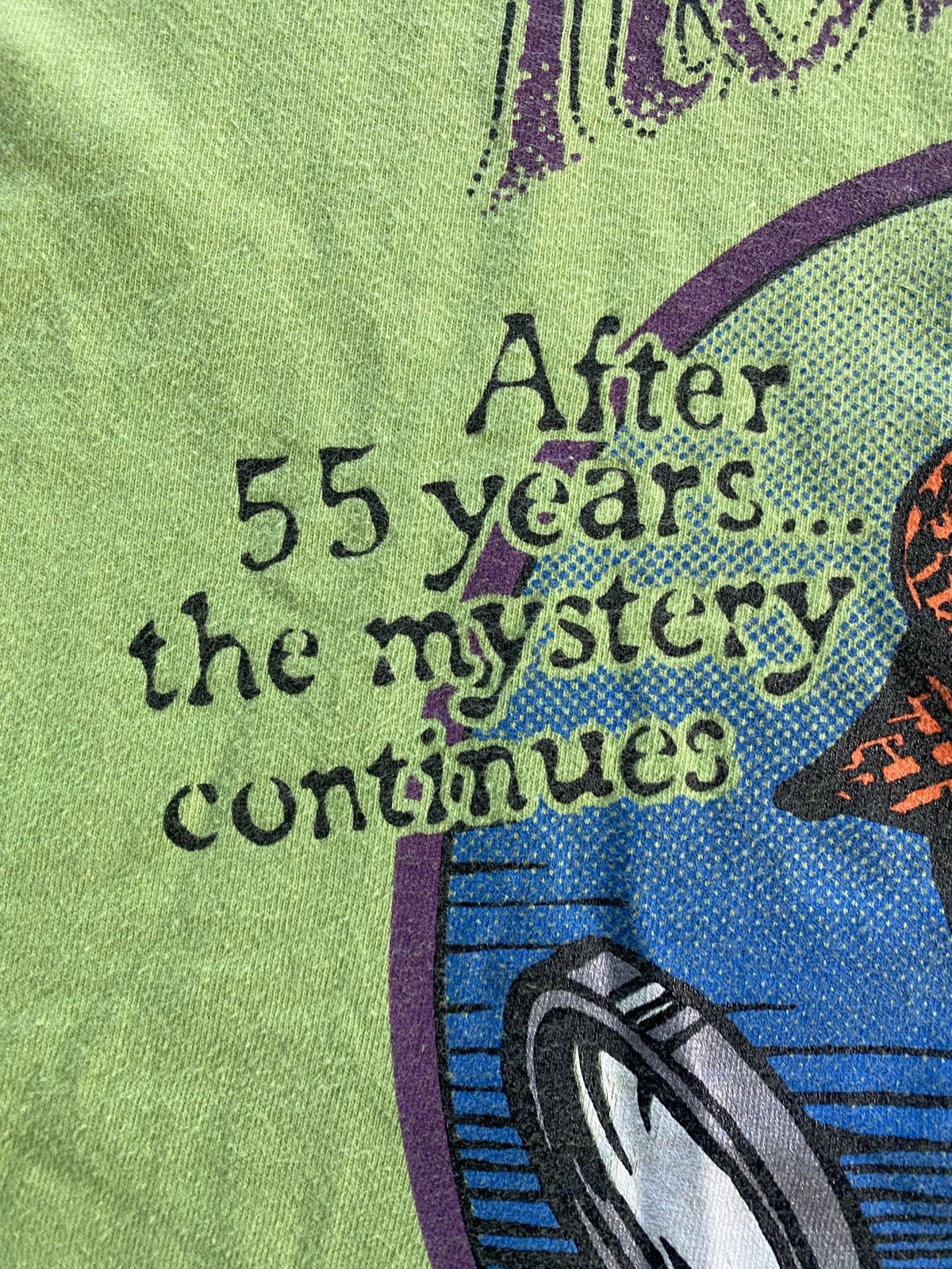Vintage Vintage 2002 Y2K Roswell UFO Festival Alien Green Tee Size US L / EU 52-54 / 3 - 5 Thumbnail