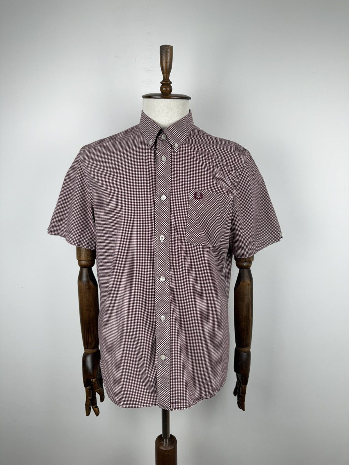 Fred Perry Men’s Fred Perry Plaid Short Sleeve Shirt size XL Size US XL / EU 56 / 4 - 1 Thumbnail