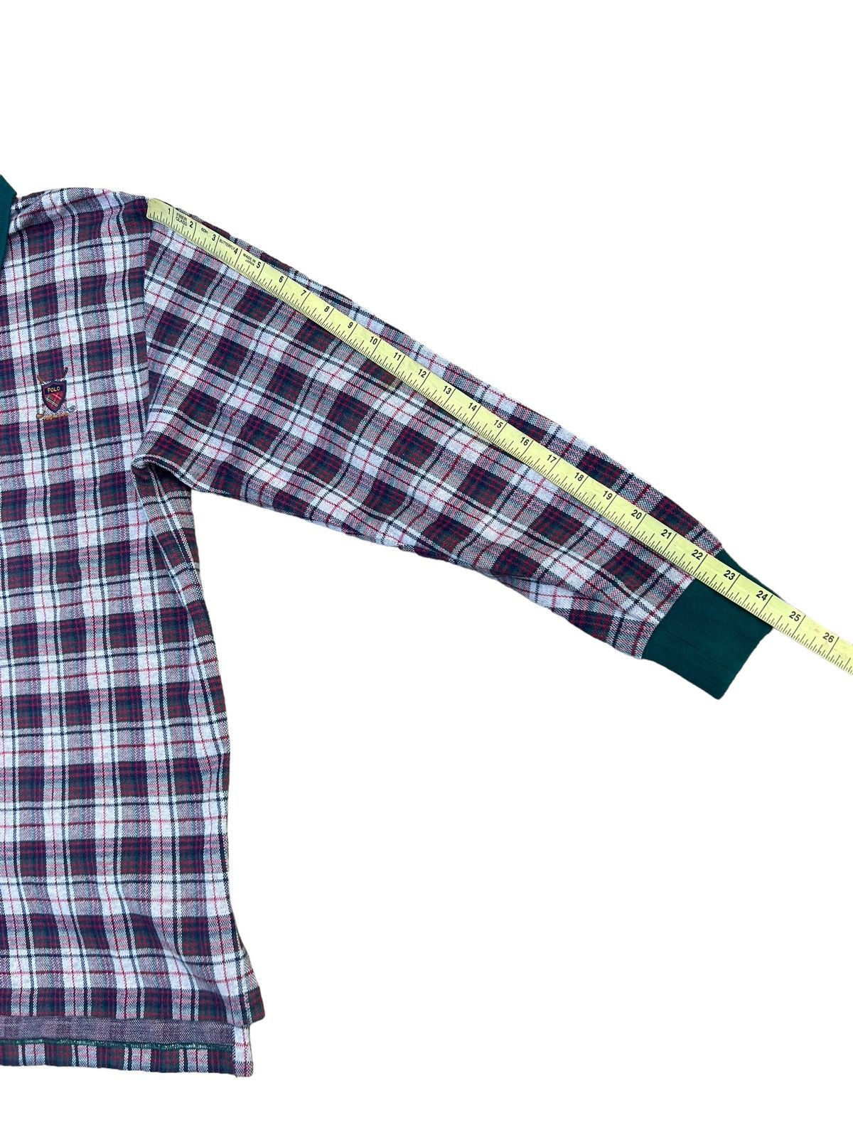 Polo Ralph Lauren Vintage 90s Polo Ralph Lauren Checkered Polo Shirt Size US L / EU 52-54 / 3 - 3 Thumbnail