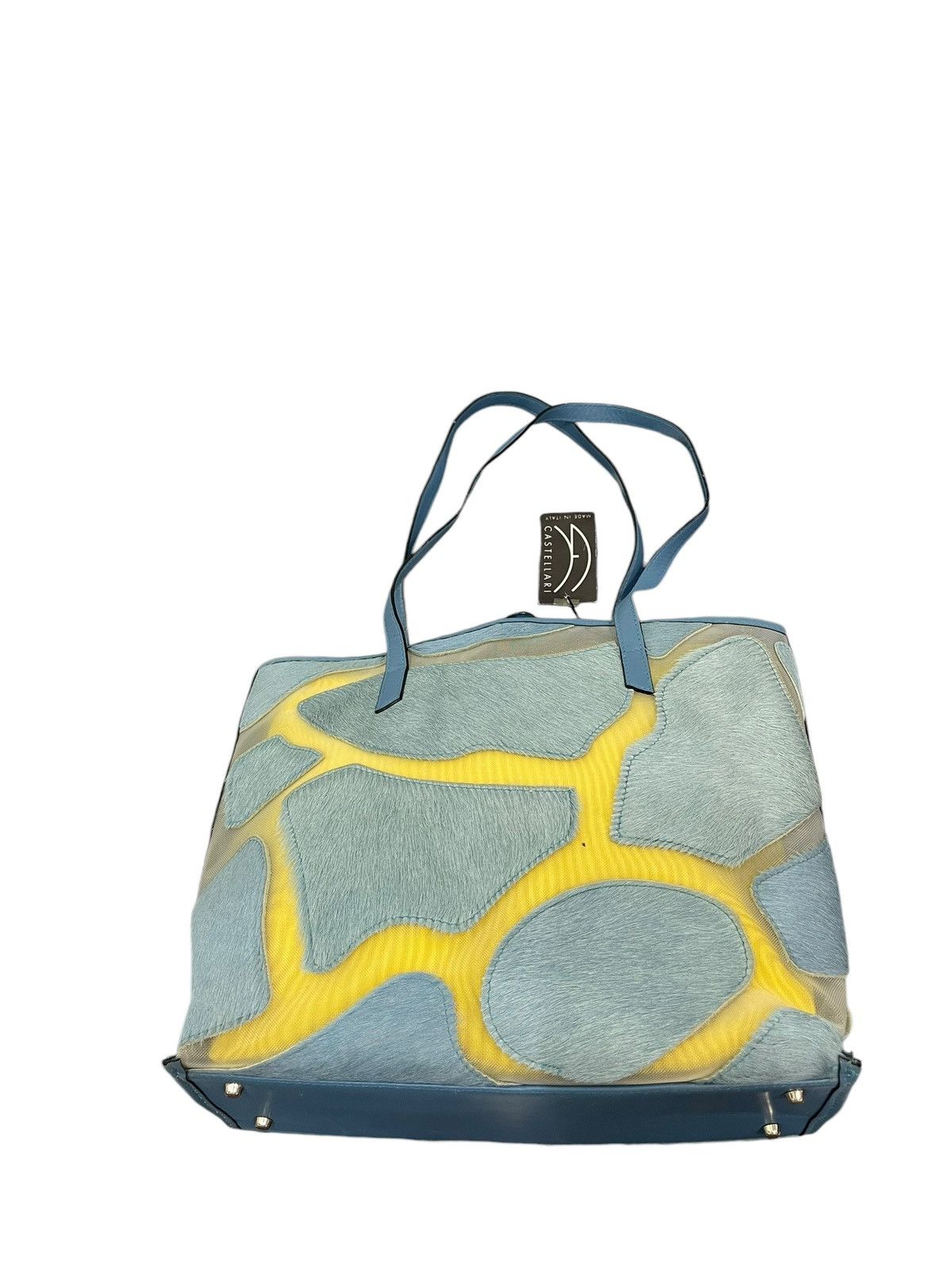 Other NWT Leather Mesh Castellari Italy Tote Shoulder Bag 1🟩0 Size ONE SIZE - 5 Thumbnail