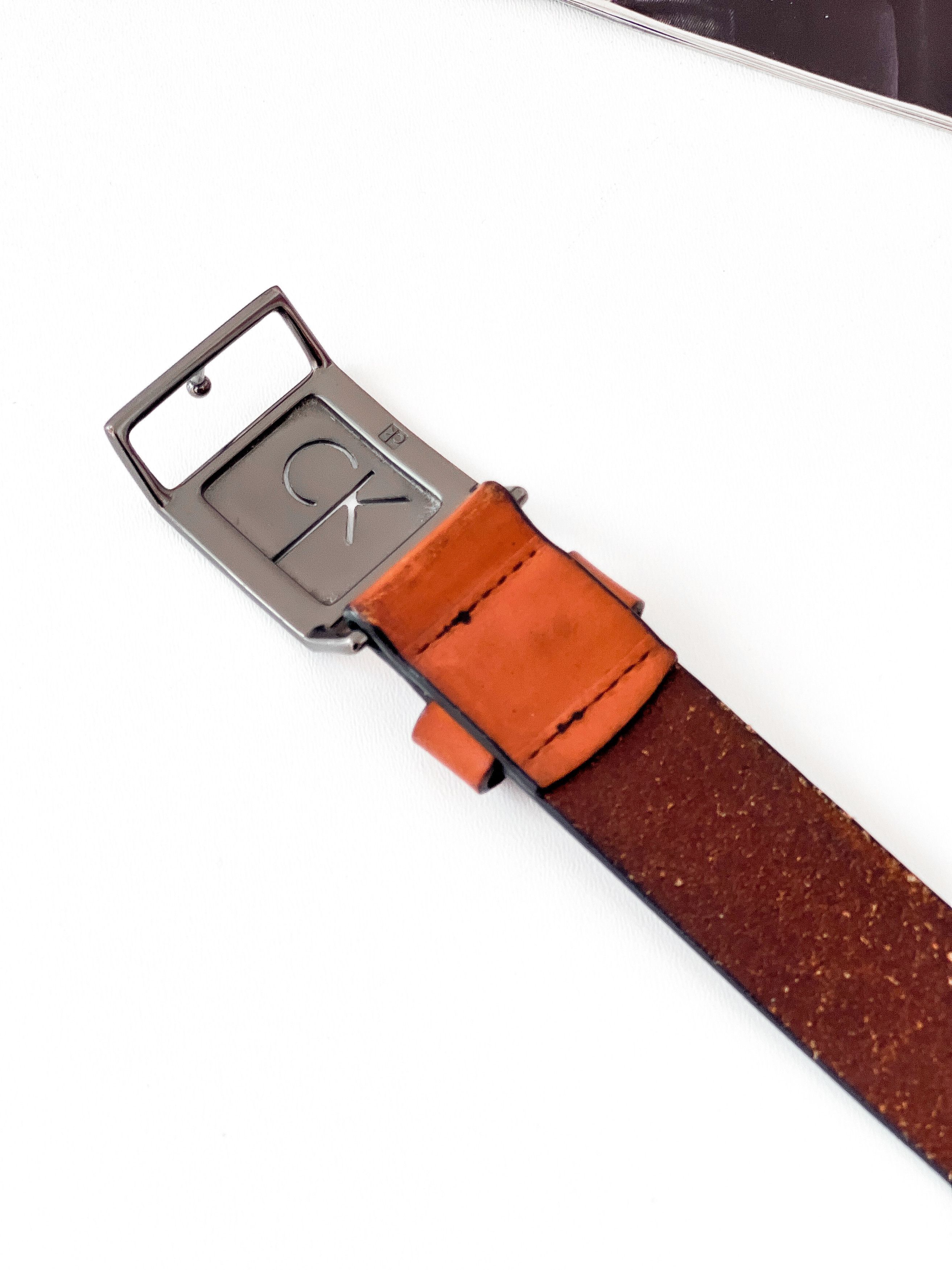Calvin Klein Calvin Klein leather belt Size ONE SIZE - 3 Thumbnail