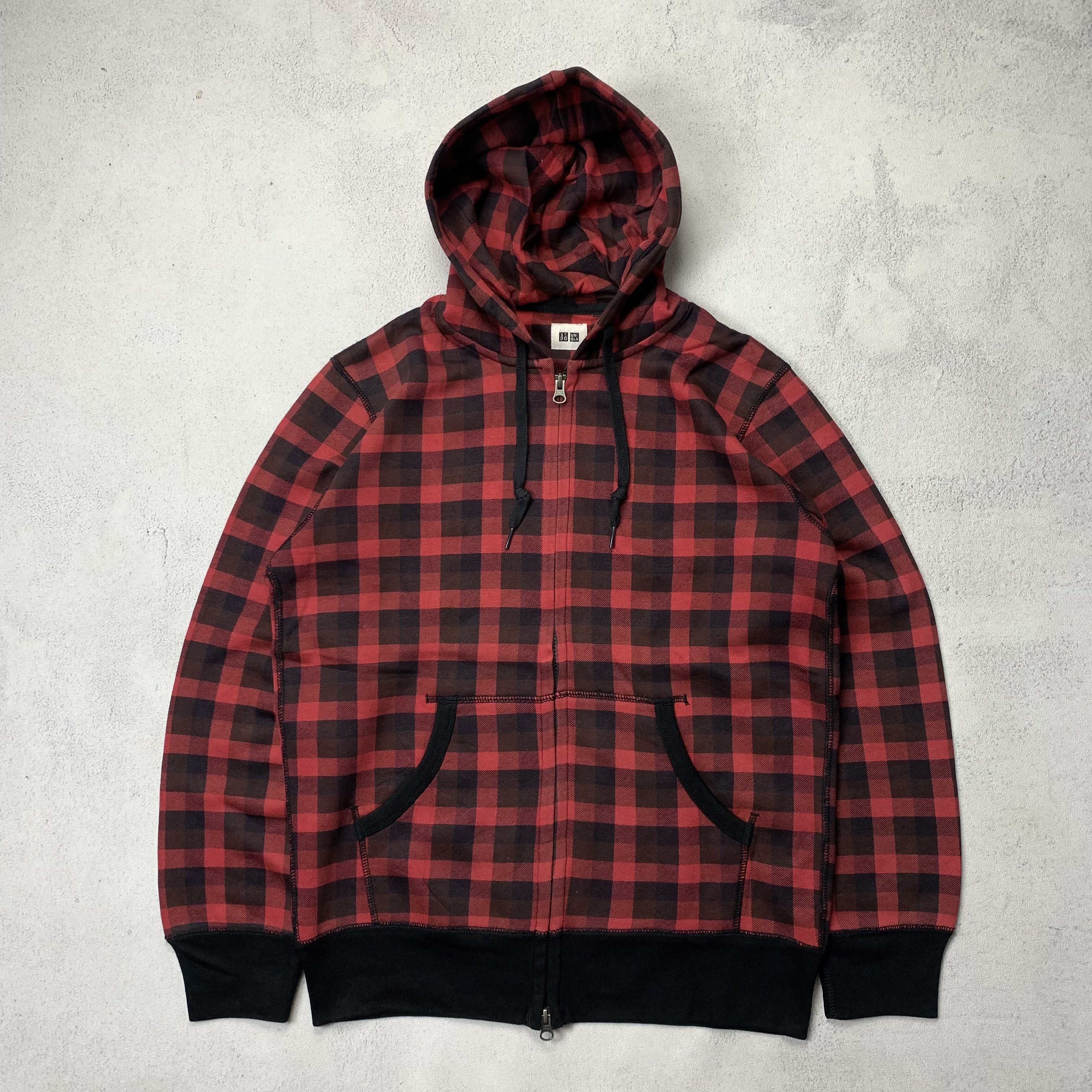 Uniqlo Uniqlo Tartan Plaid Checkered Zip Up Hoodie Size US M / EU 48-50 / 2 - 1 Thumbnail