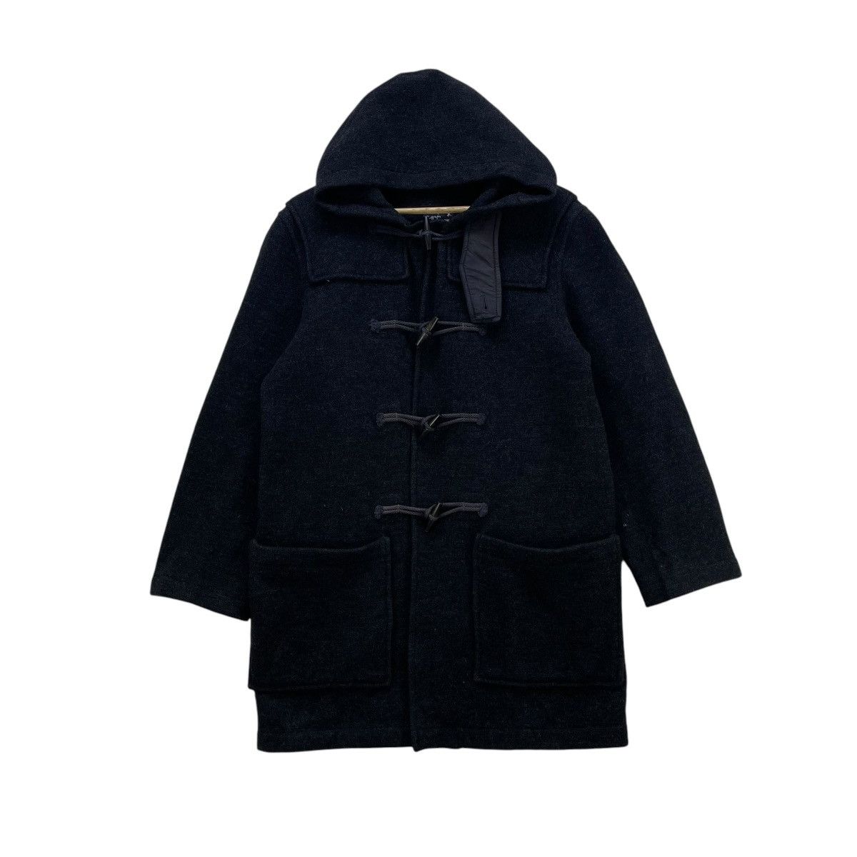 Autumn Cashmere × agnes b. 💥Vintage Agnes B Homme Paris Toggles Button Hooded Jacket Size US M / EU 48-50 / 2 - 2 Thumbnail