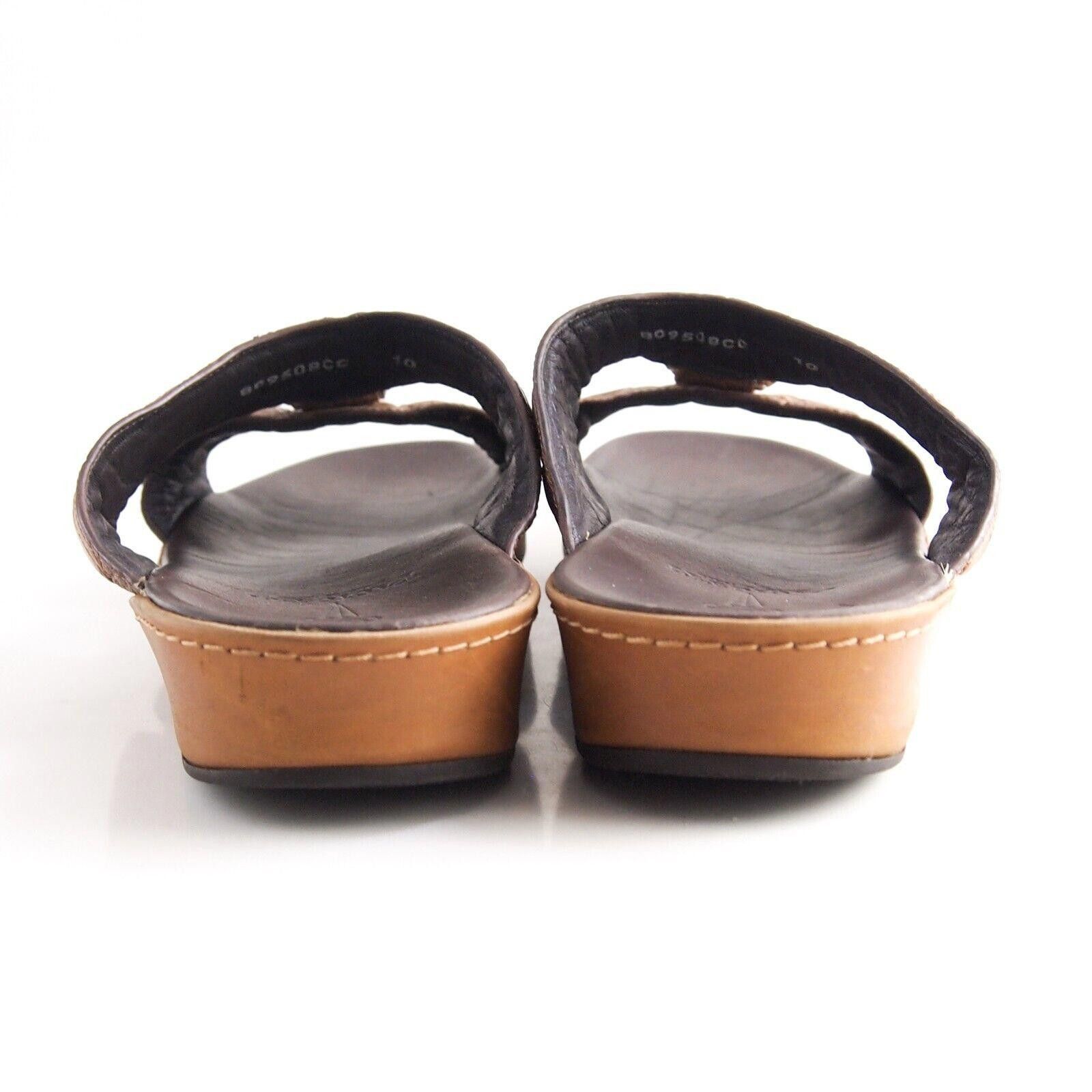 Paciotti Paciotti Slides Sandals Brown Croc US 11 EU 44 Size US 11 / EU 44 - 7 Thumbnail